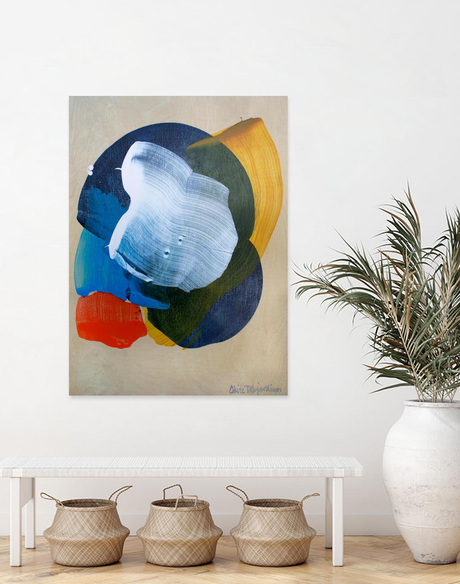 SoCal 01 by Claire Desjardins on GIANT ART - red abstract canadian