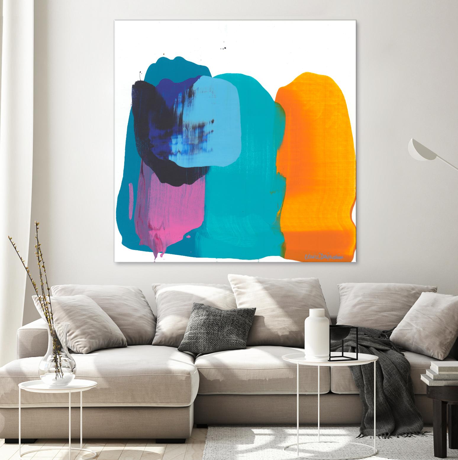 Love 06 by Claire Desjardins on GIANT ART - orange abstract