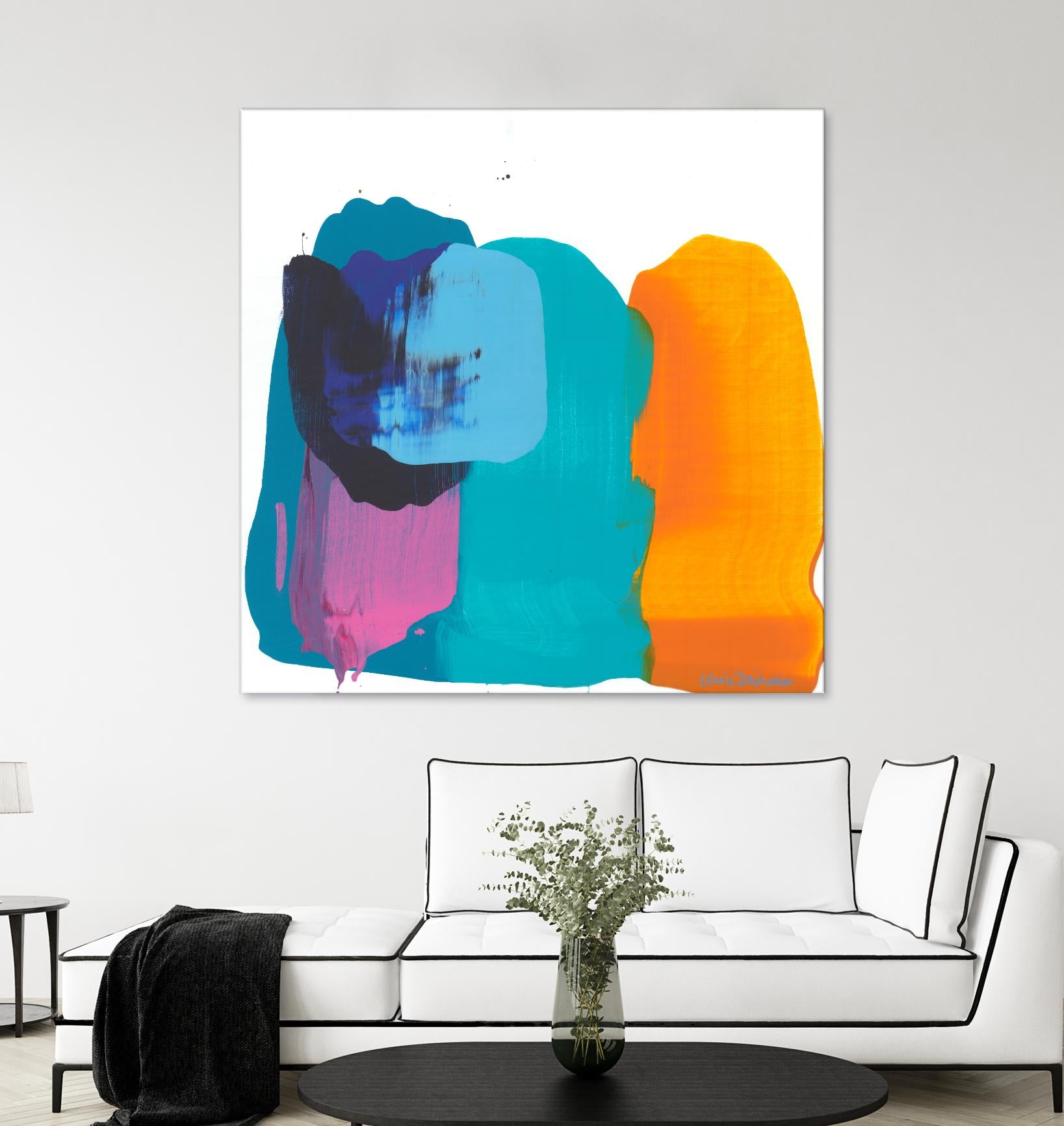 Love 06 by Claire Desjardins on GIANT ART - orange abstract