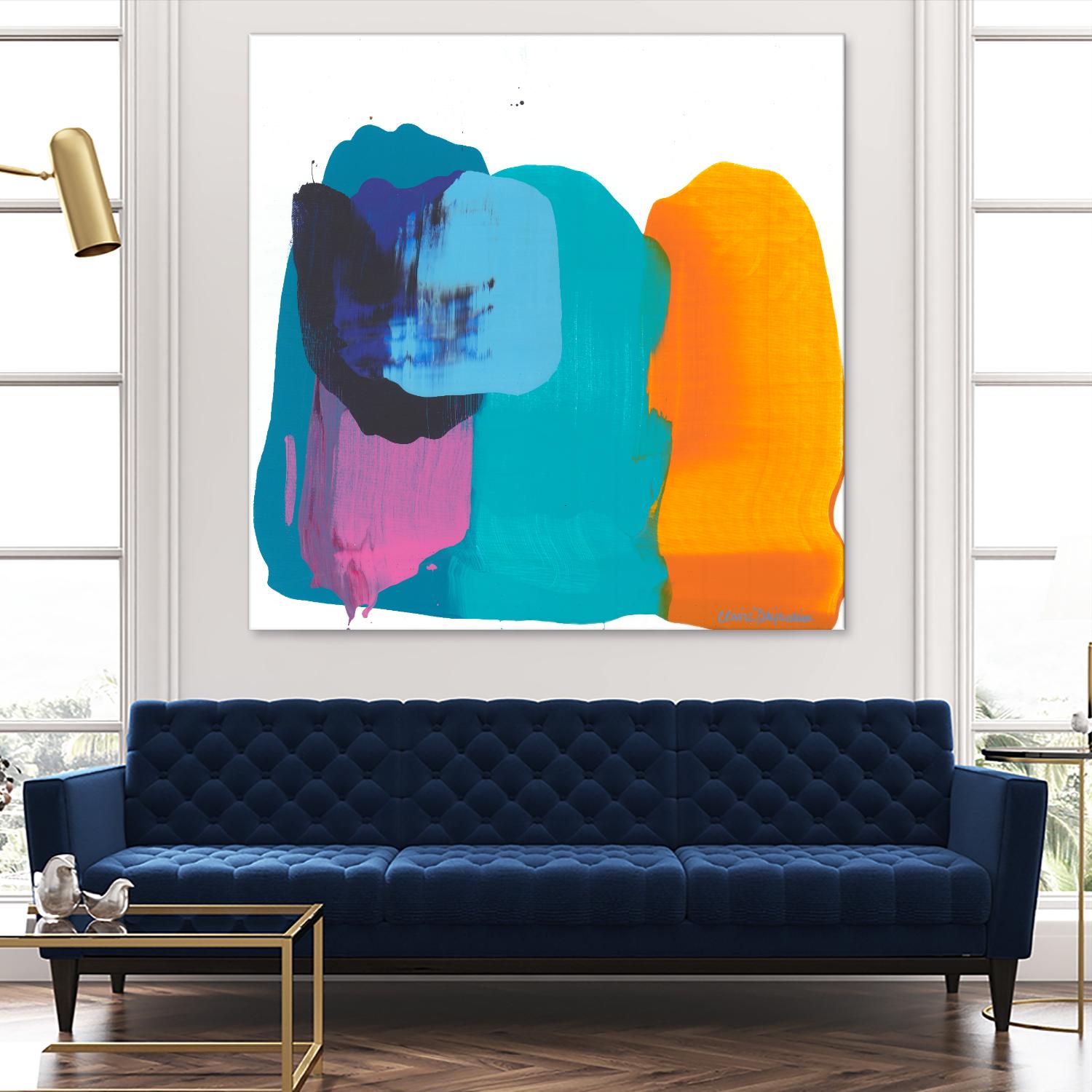 Love 06 by Claire Desjardins on GIANT ART - orange abstract