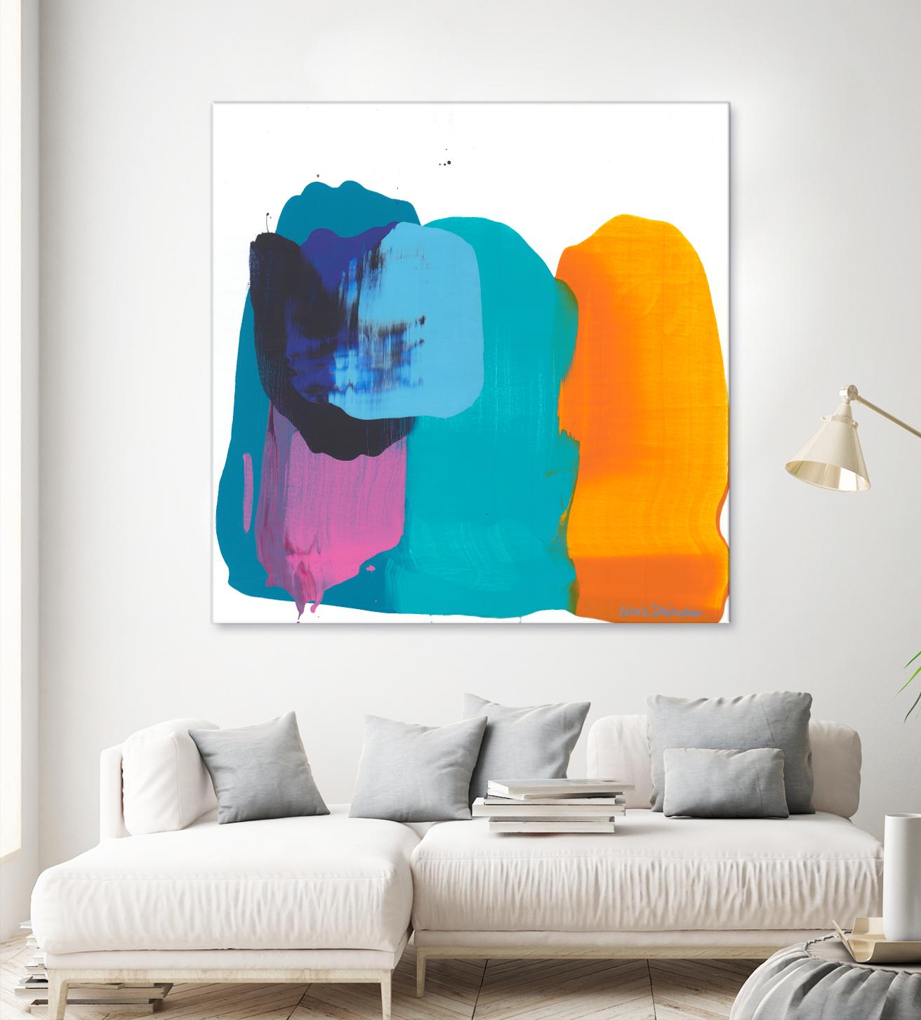 Love 06 by Claire Desjardins on GIANT ART - orange abstract