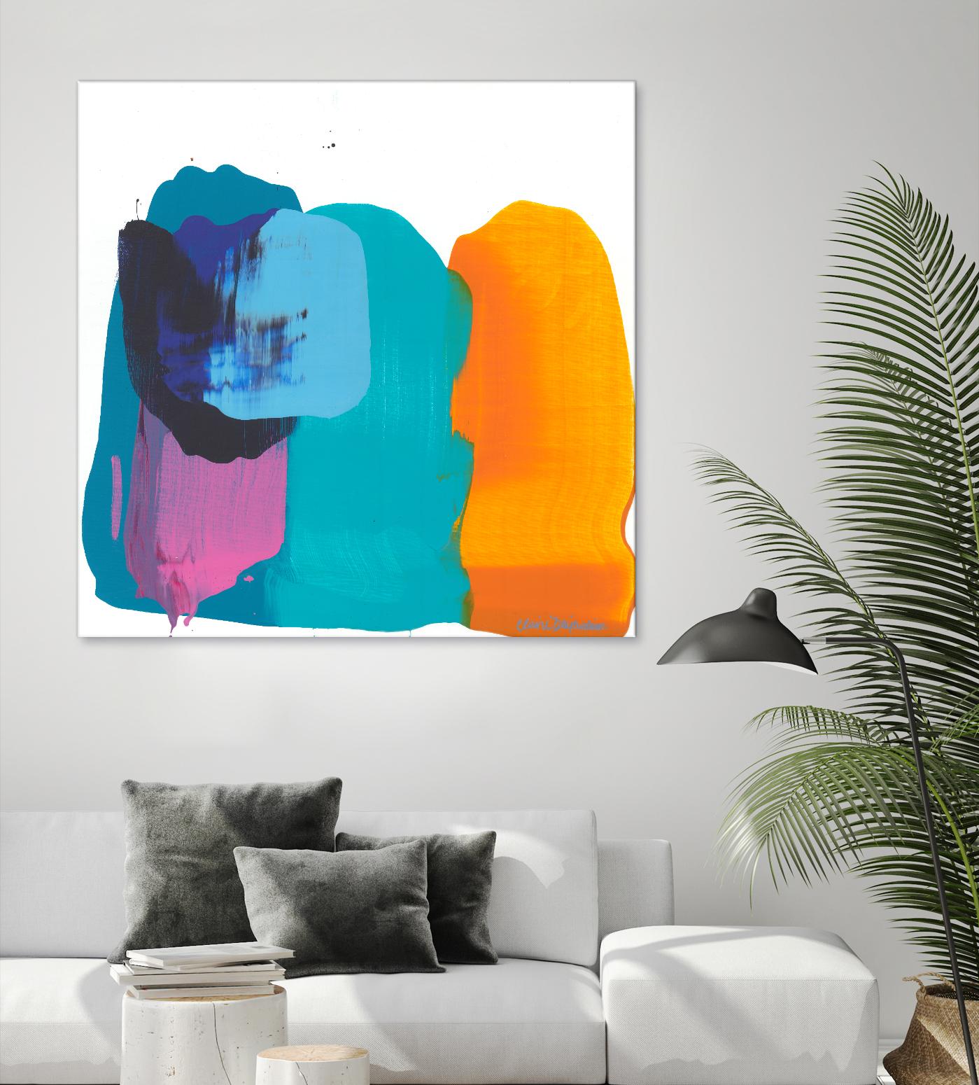 Love 06 by Claire Desjardins on GIANT ART - orange abstract