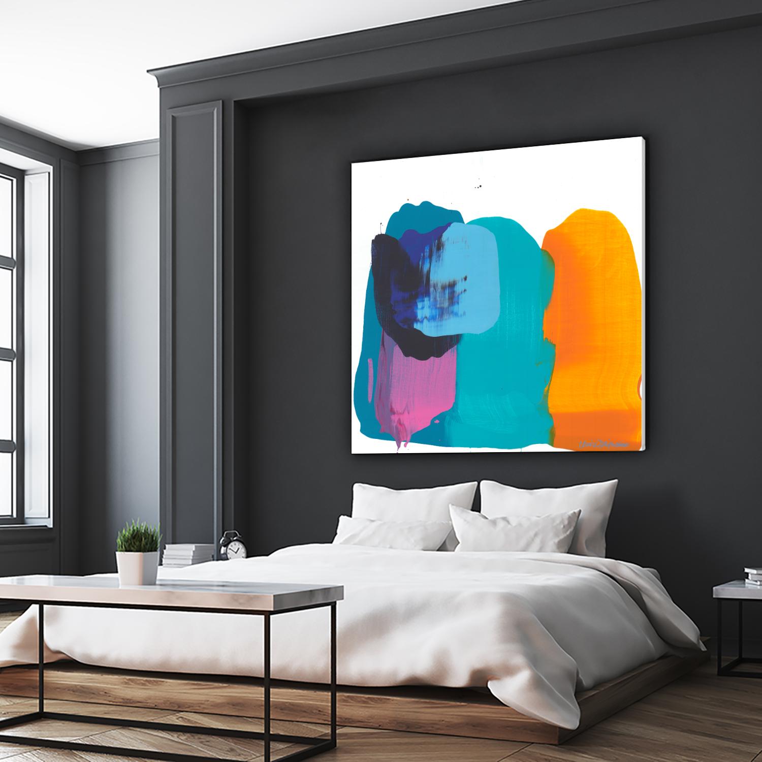 Love 06 by Claire Desjardins on GIANT ART - orange abstract