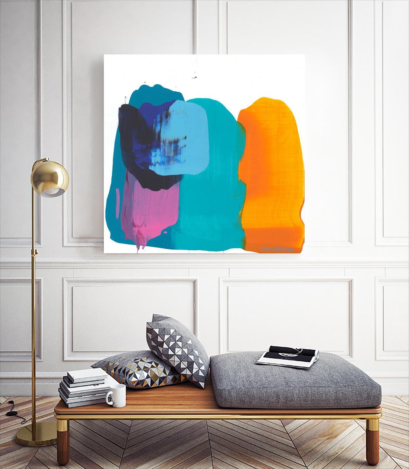 Love 06 by Claire Desjardins on GIANT ART - orange abstract canadian