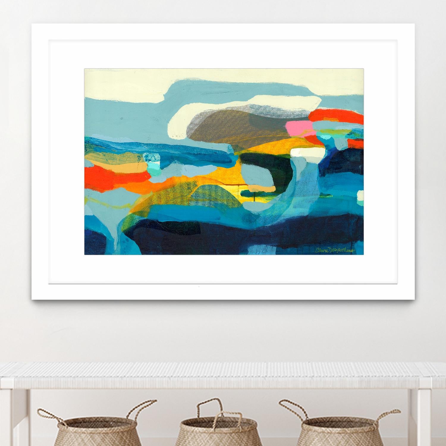 The Ebb and flow of seasons by Claire Desjardins on GIANT ART - red abstract canadian