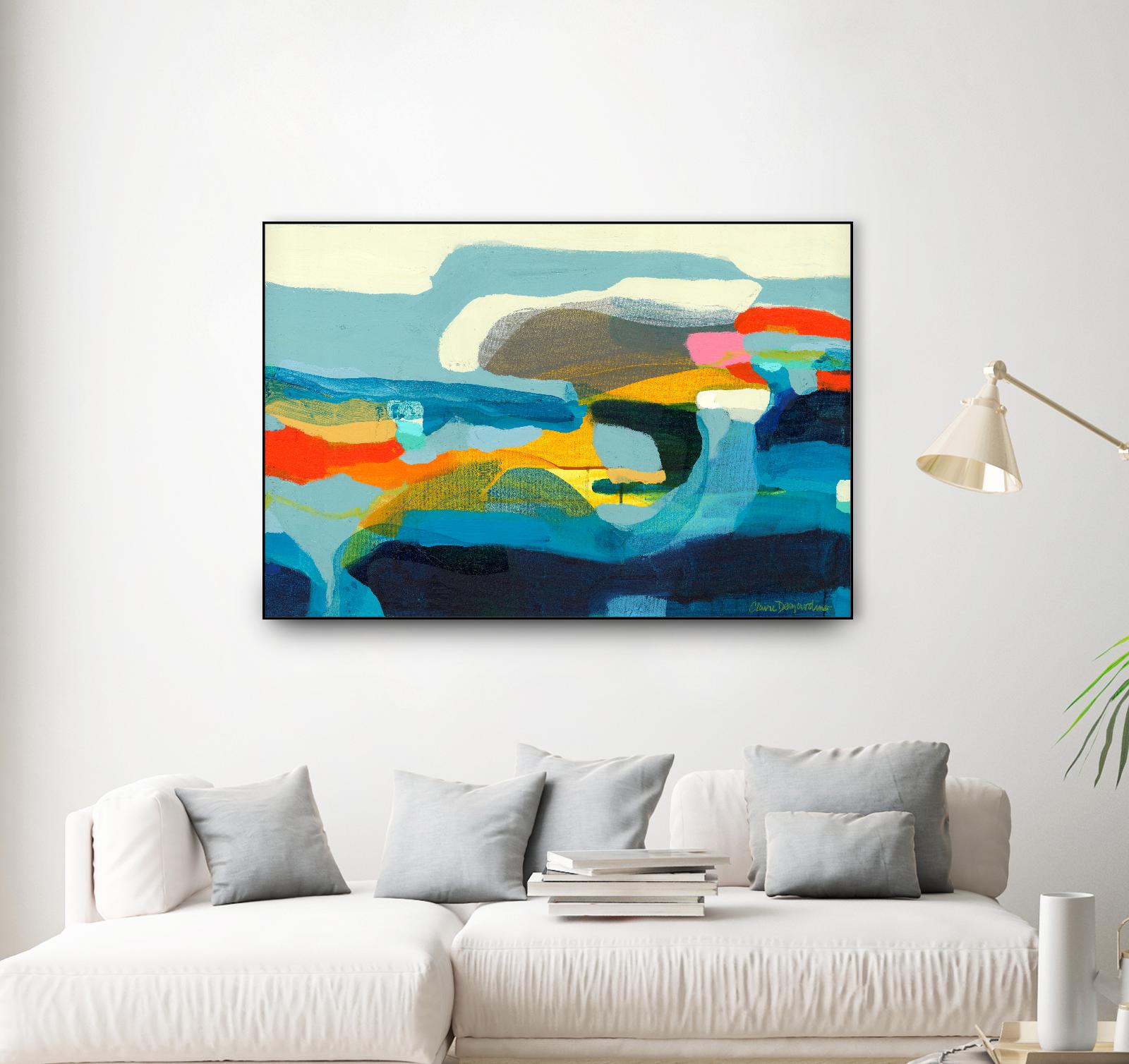 The Ebb and flow of seasons by Claire Desjardins on GIANT ART - yellow abstract