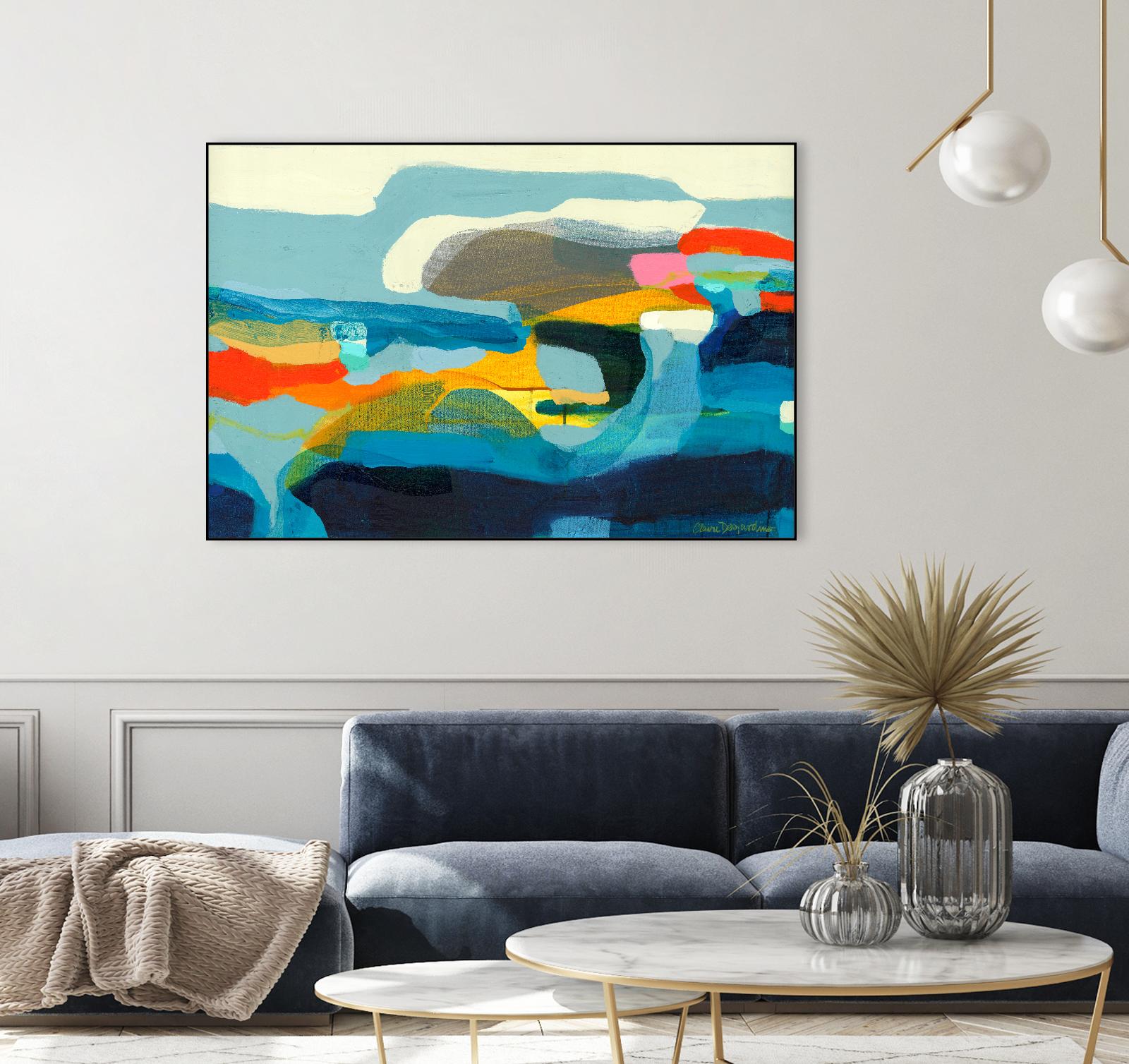 The Ebb and flow of seasons by Claire Desjardins on GIANT ART - yellow abstract