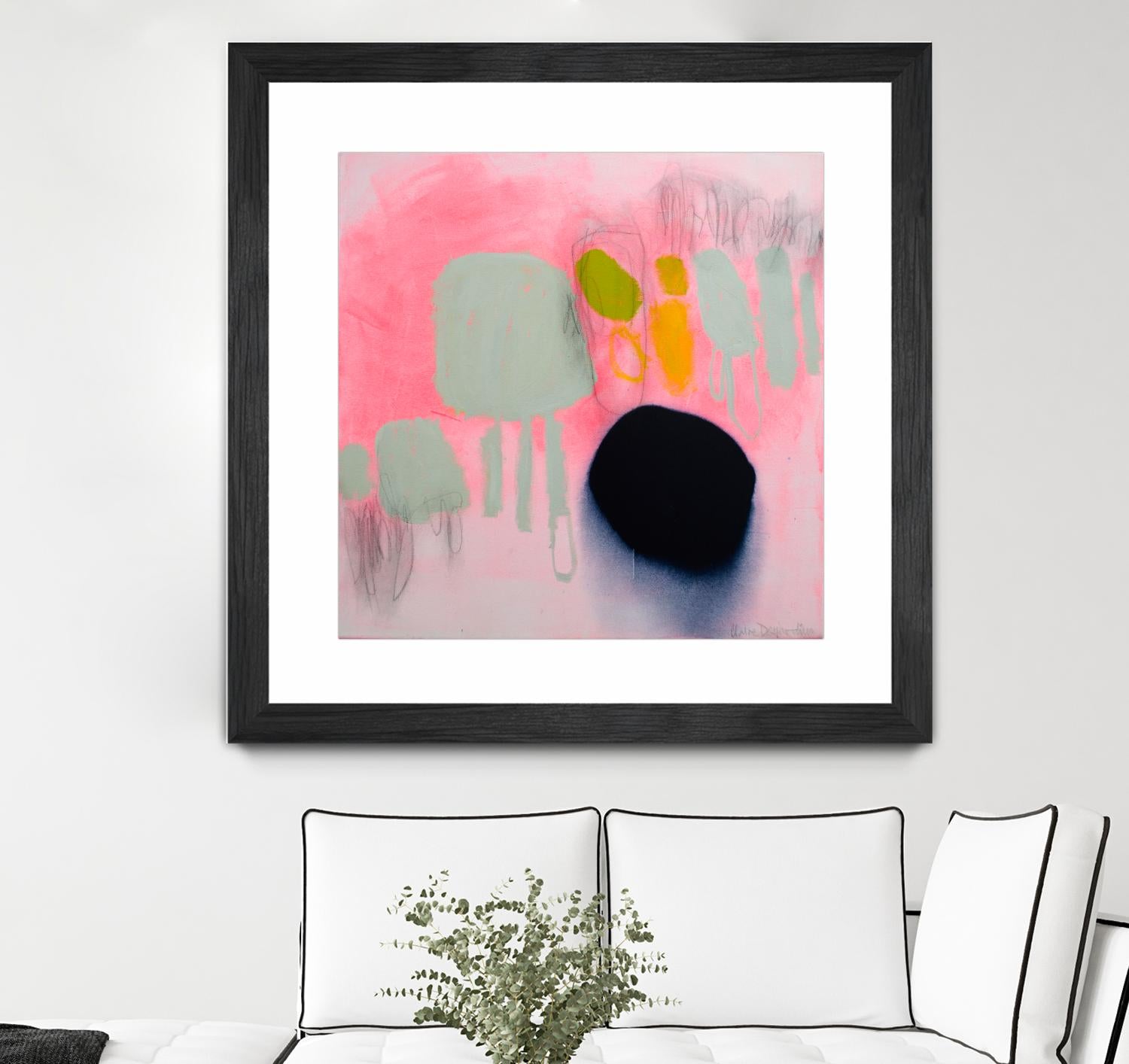 My safe and sound by Claire Desjardins on GIANT ART - pink abstract