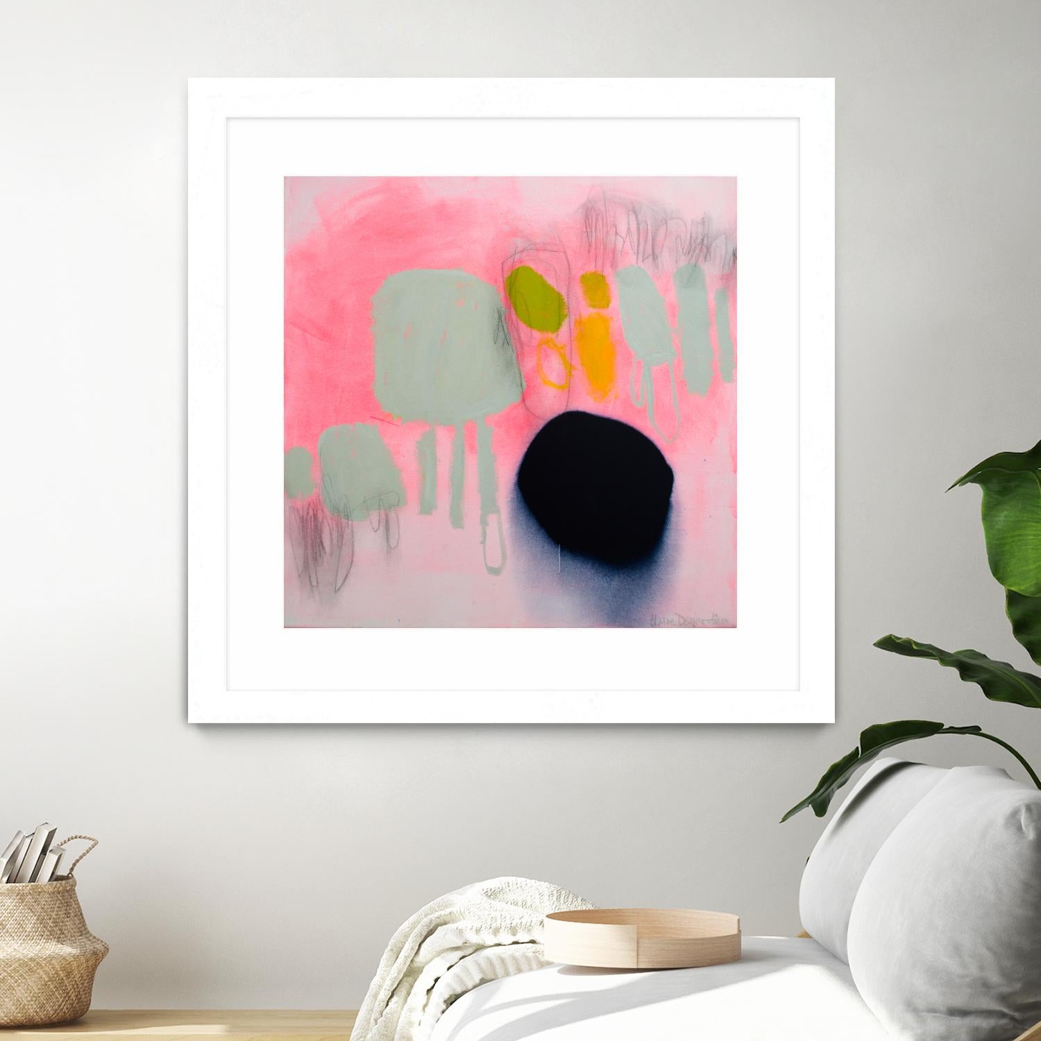 My safe and sound by Claire Desjardins on GIANT ART - pink abstract