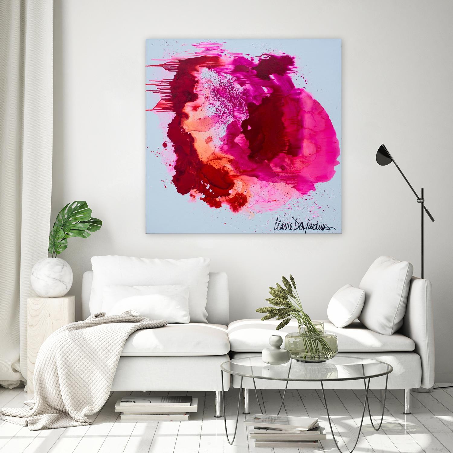 Stop A While by Claire Desjardins on GIANT ART - orange abstract canadian