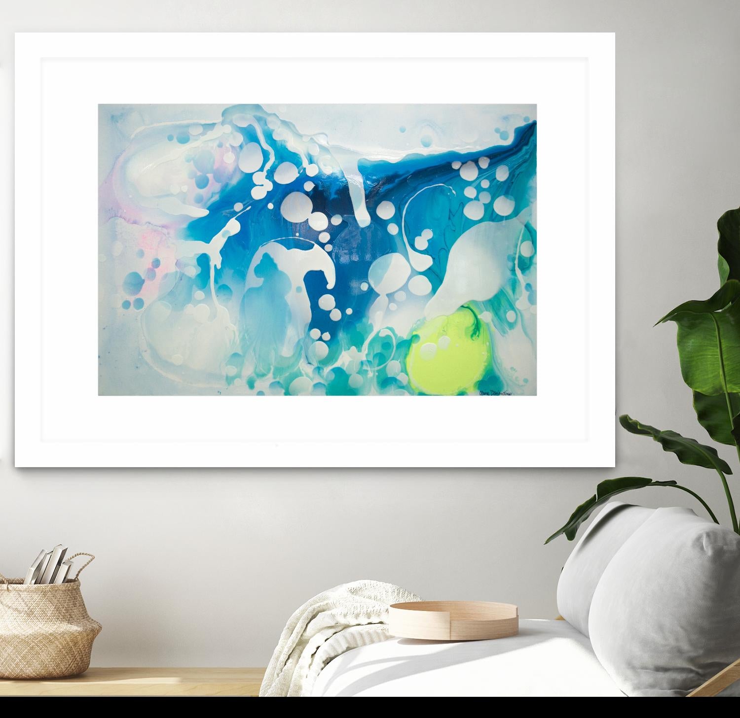 Create a Splash by Claire Desjardins on GIANT ART - green abstract canadian
