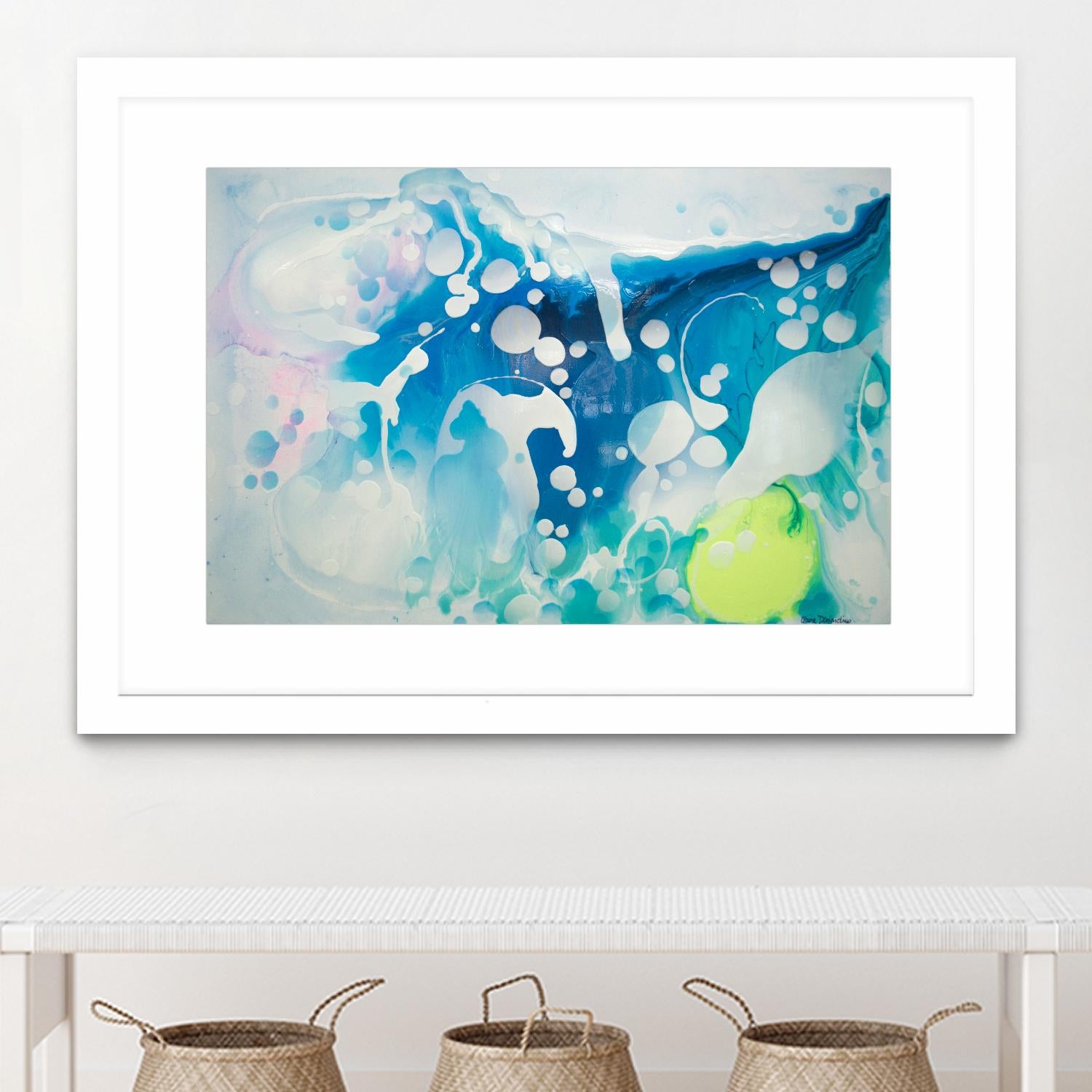 Create a Splash by Claire Desjardins on GIANT ART - green abstract canadian