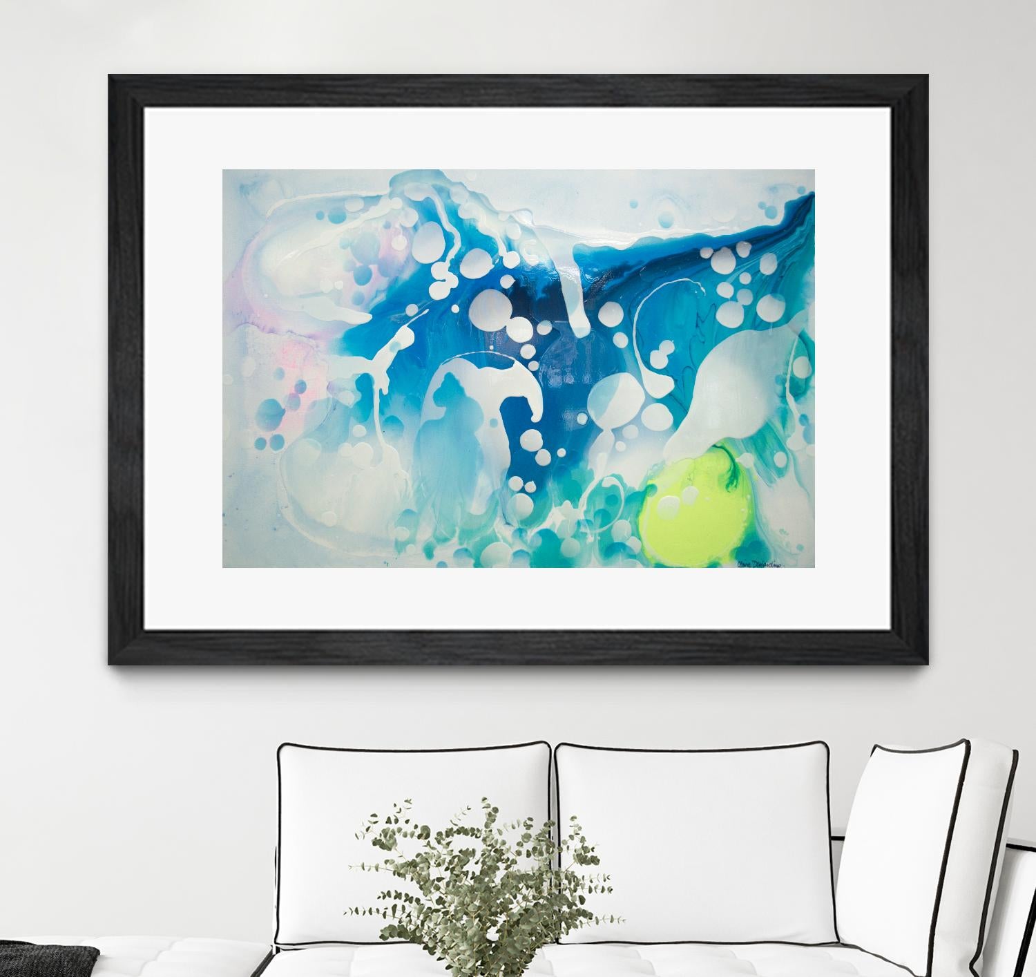 Create a Splash by Claire Desjardins on GIANT ART - green abstract canadian