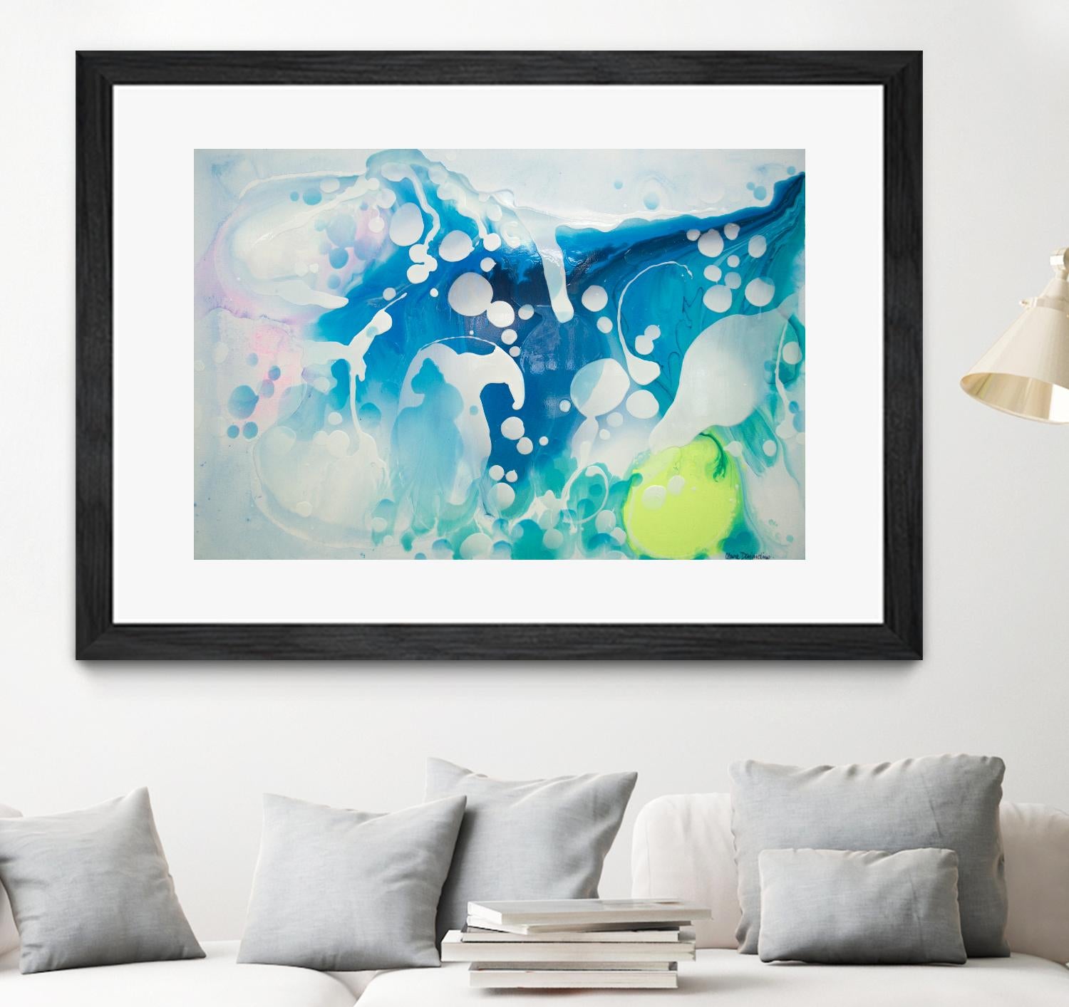 Create a Splash by Claire Desjardins on GIANT ART - green abstract canadian