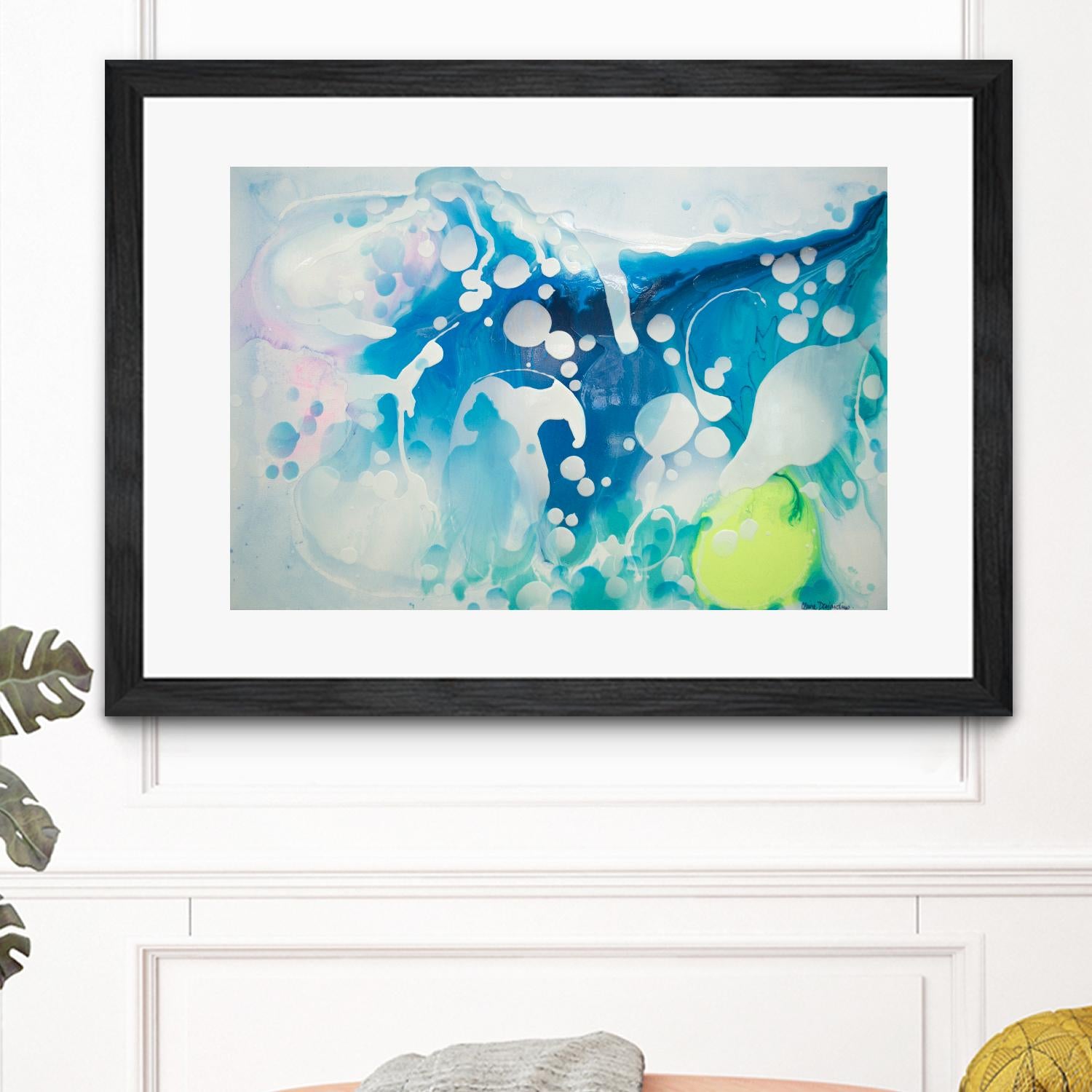 Create a Splash by Claire Desjardins on GIANT ART - green abstract canadian