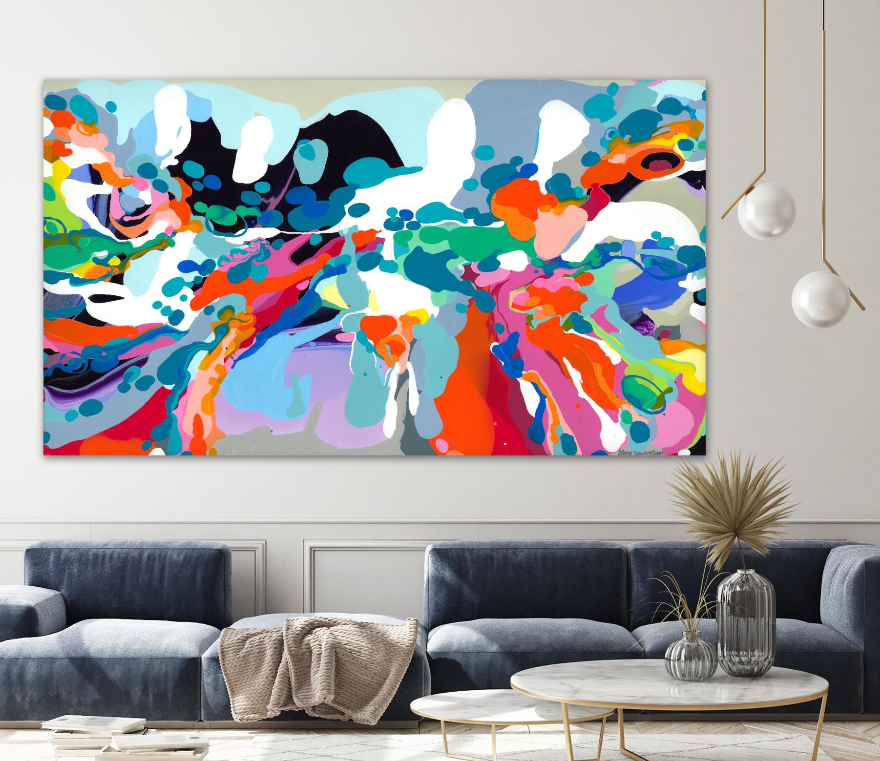 Imagine That by Claire Desjardins on GIANT ART - white abstract