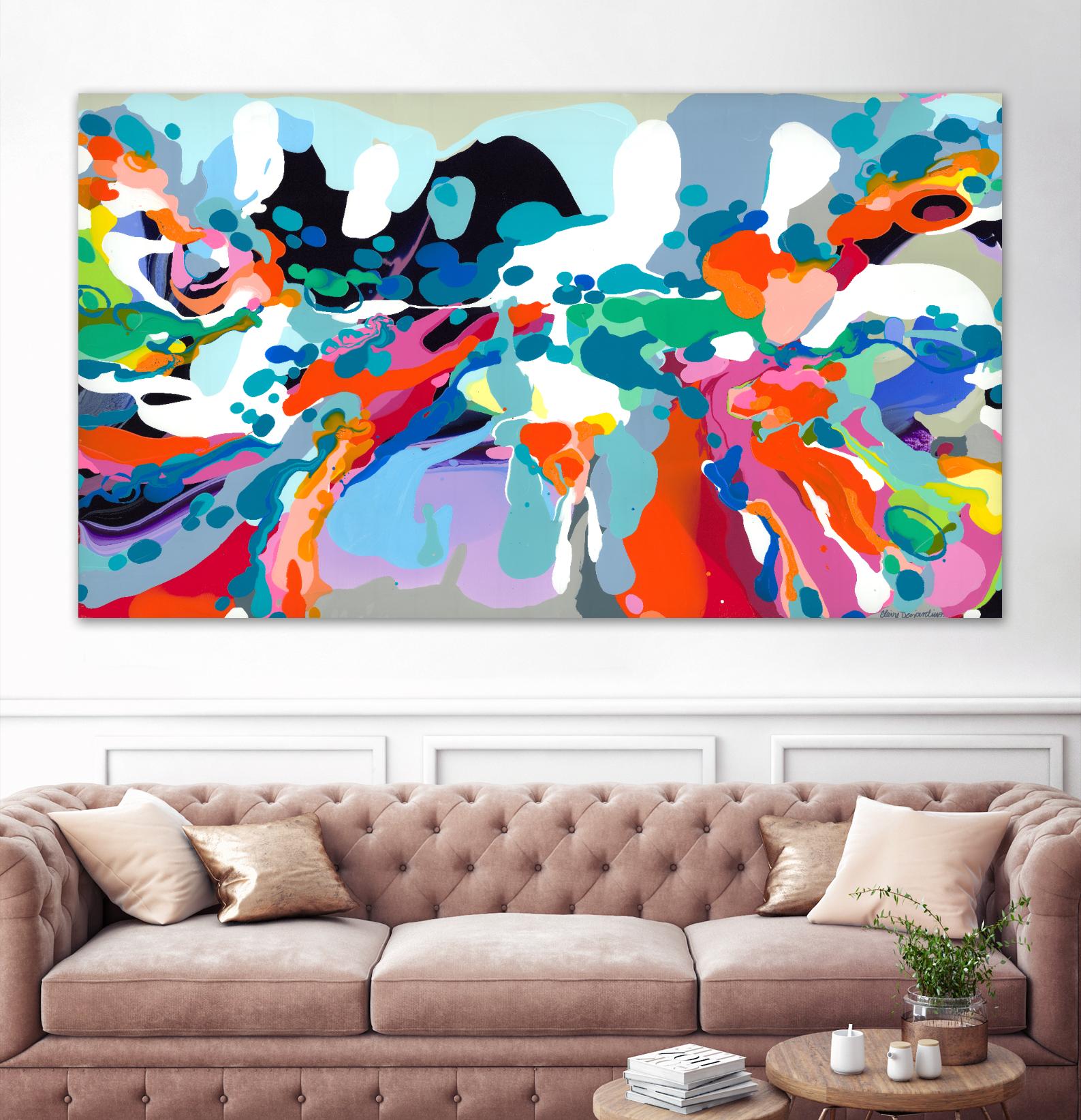 Imagine That by Claire Desjardins on GIANT ART - white abstract