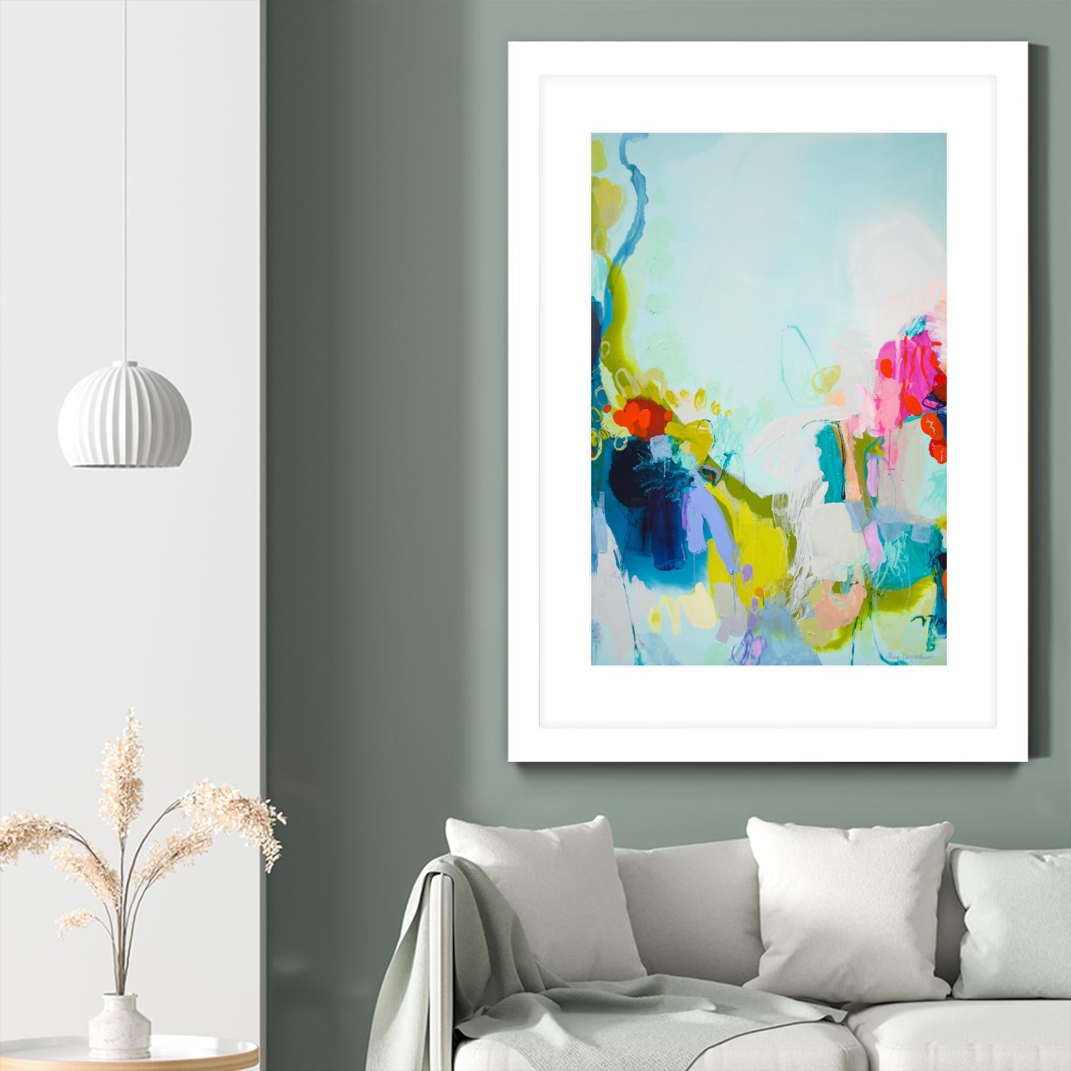 Cant you see by Claire Desjardins on GIANT ART - red abstract