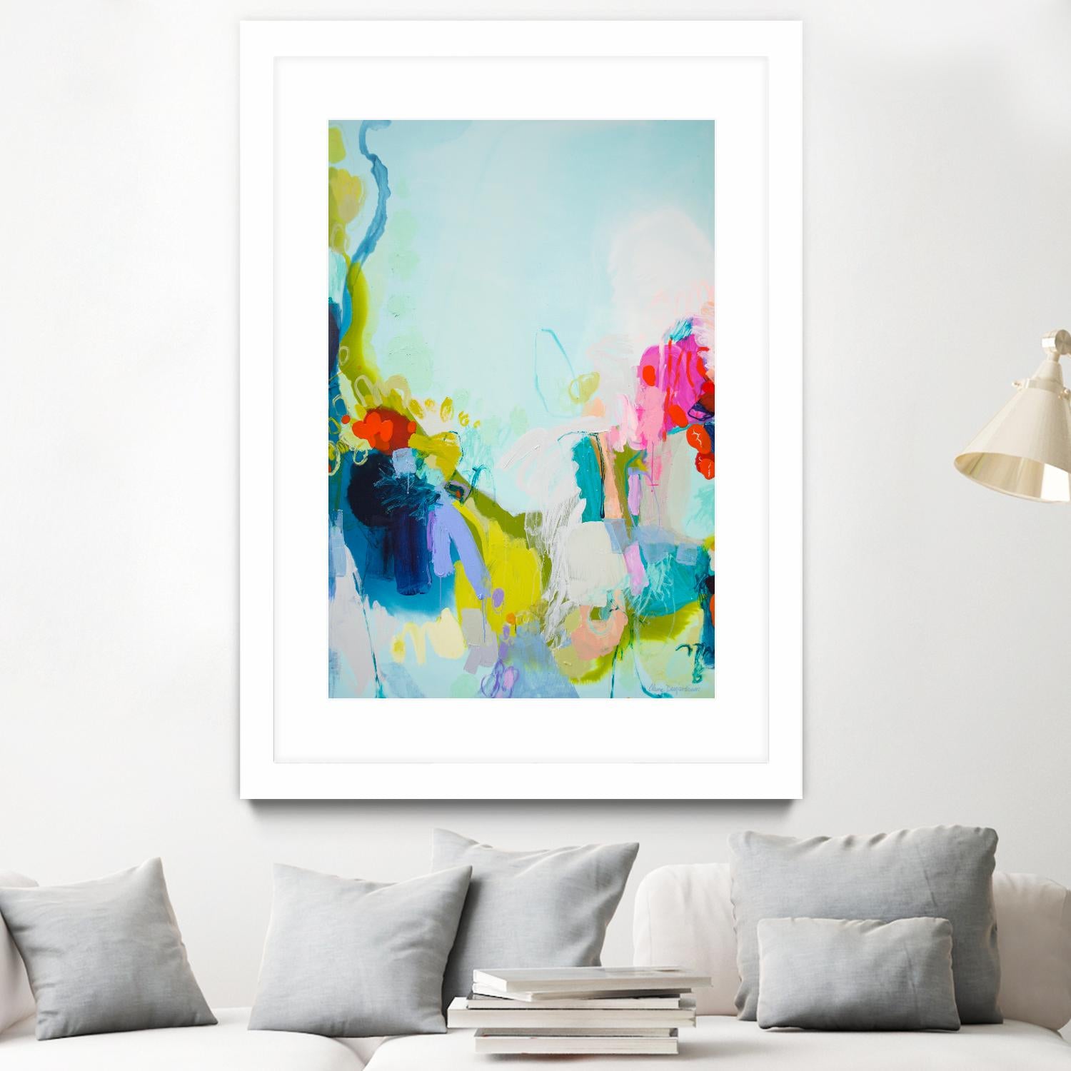 Cant you see by Claire Desjardins on GIANT ART - red abstract