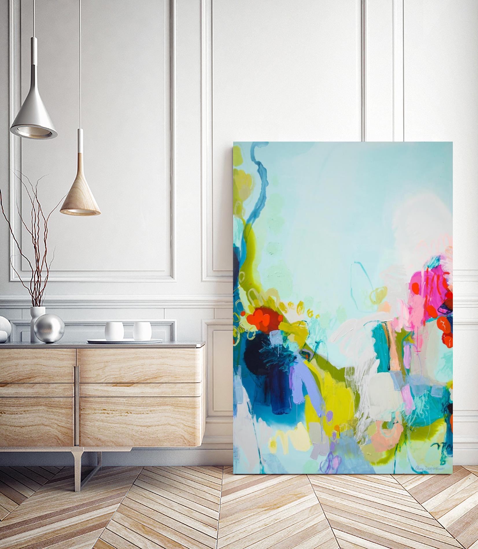 Cant you see by Claire Desjardins on GIANT ART - red abstract