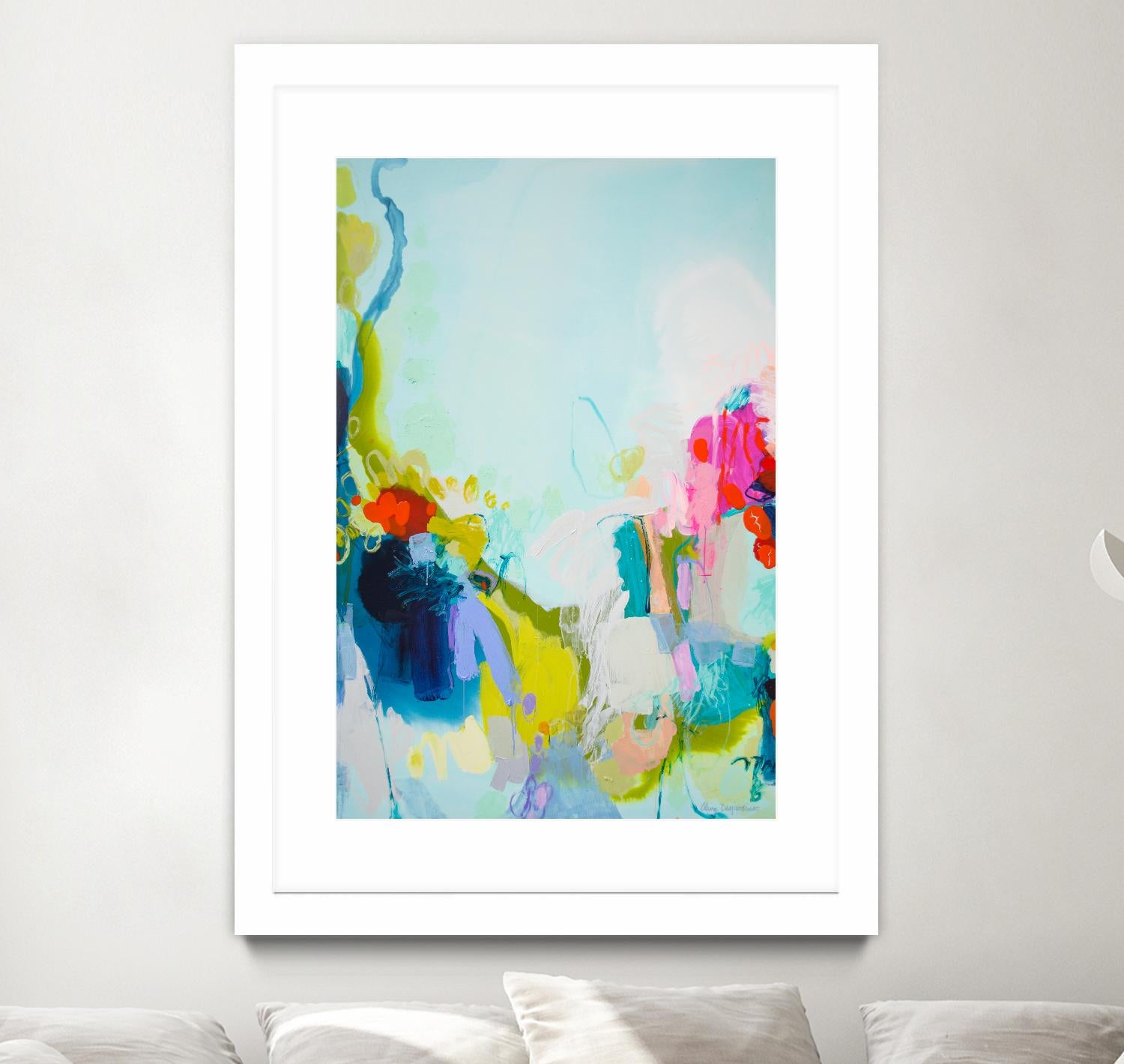 Cant you see by Claire Desjardins on GIANT ART - red abstract