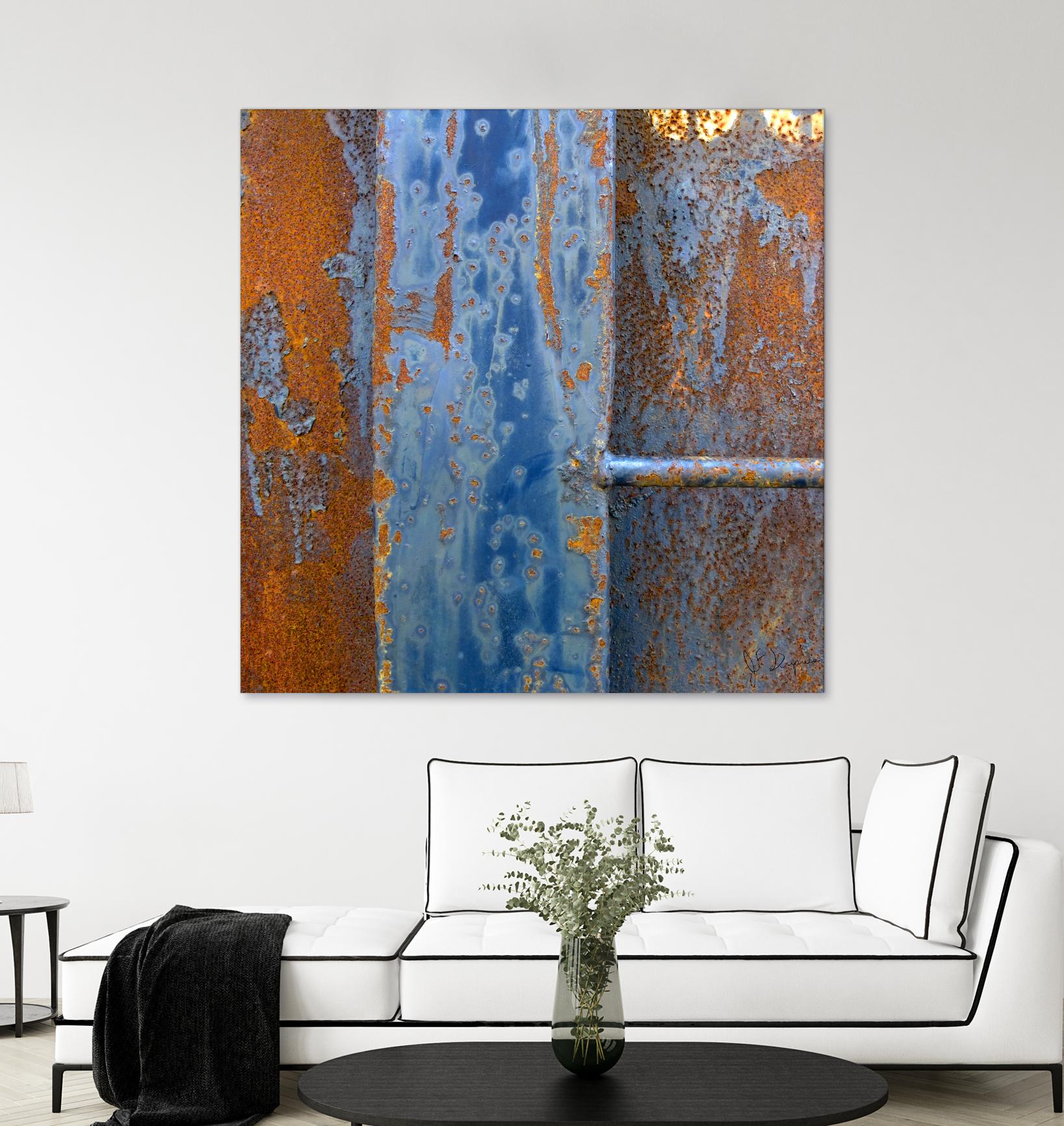 Rusty Panel 2 by Jean-François Dupuis on GIANT ART - orange photo art rust