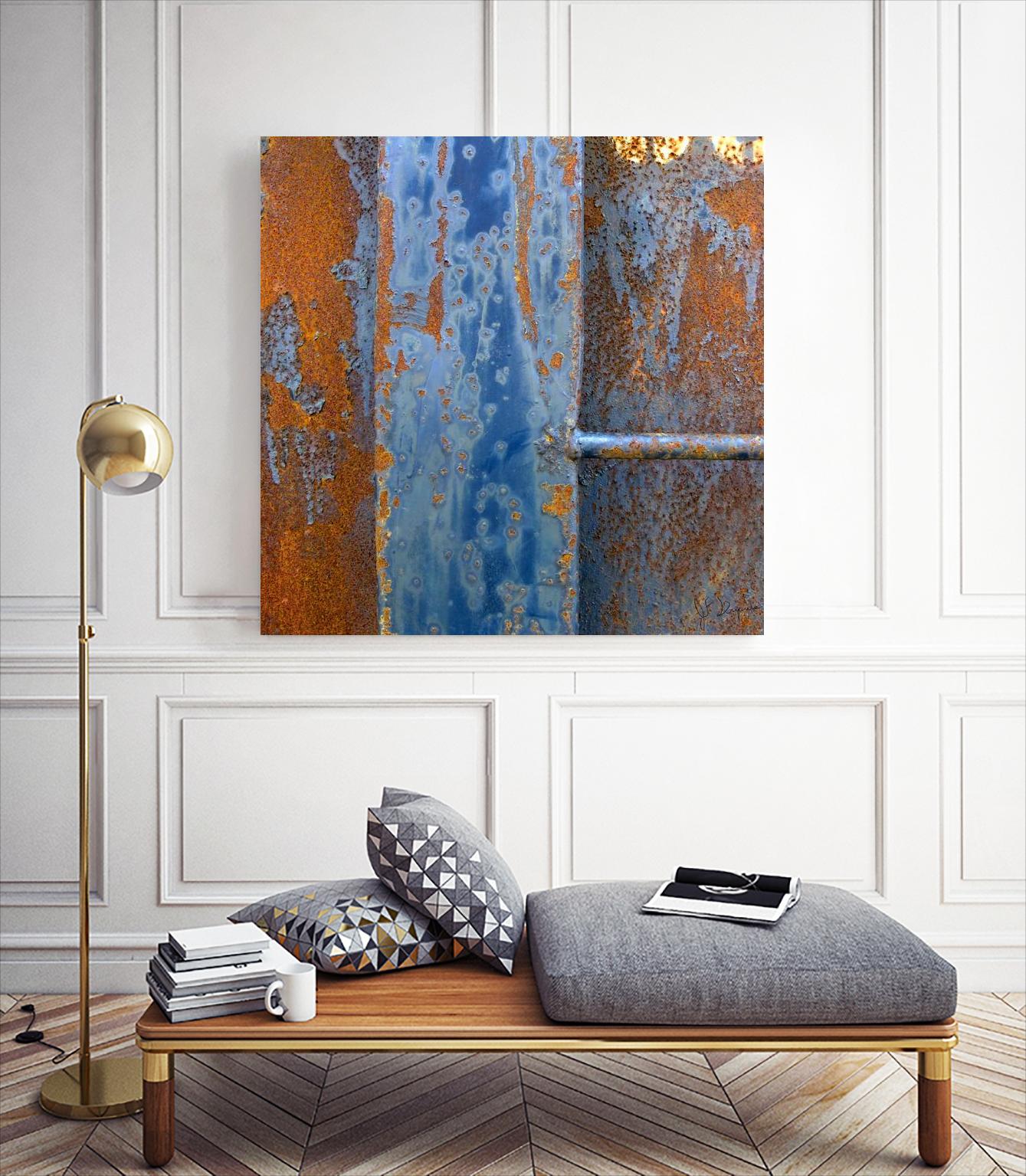 Rusty Panel 2 by Jean-François Dupuis on GIANT ART - orange photo art rust