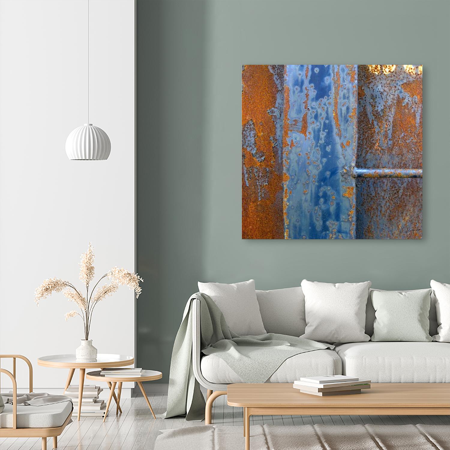 Rusty Panel 2 by Jean-François Dupuis on GIANT ART - orange photo art rust