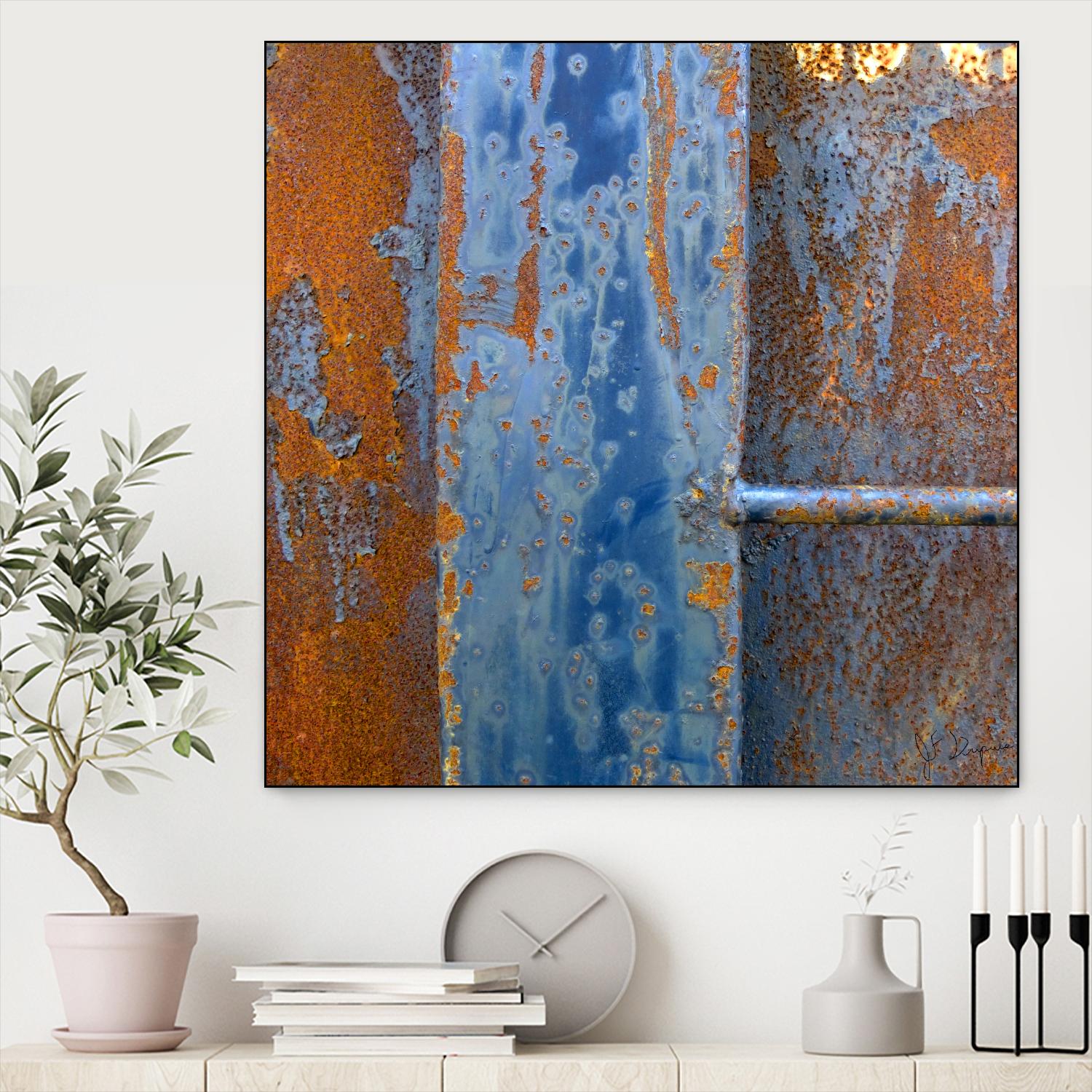 Rusty Panel 2 by Jean-François Dupuis on GIANT ART - orange photo art rust