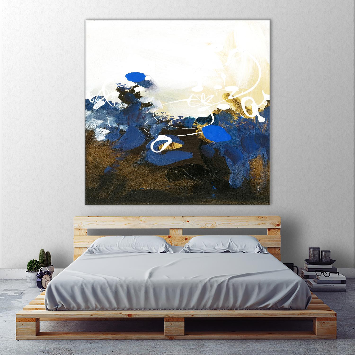 Blue Abstract by Meejlau on GIANT ART - blue abstract