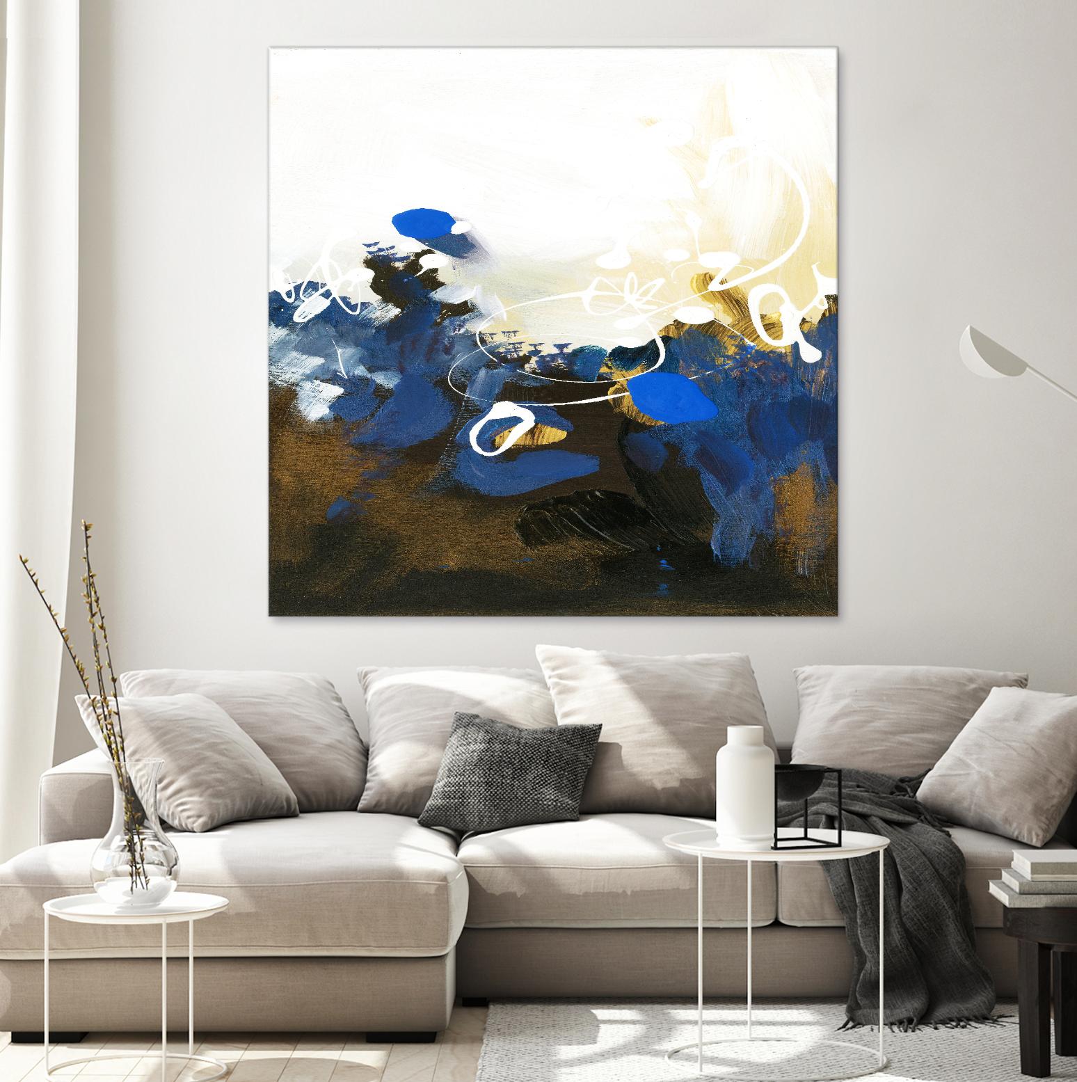 Blue Abstract by Meejlau on GIANT ART - blue abstract