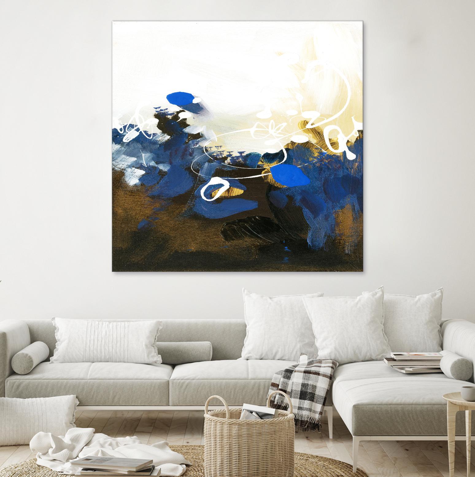 Blue Abstract by Meejlau on GIANT ART - blue abstract