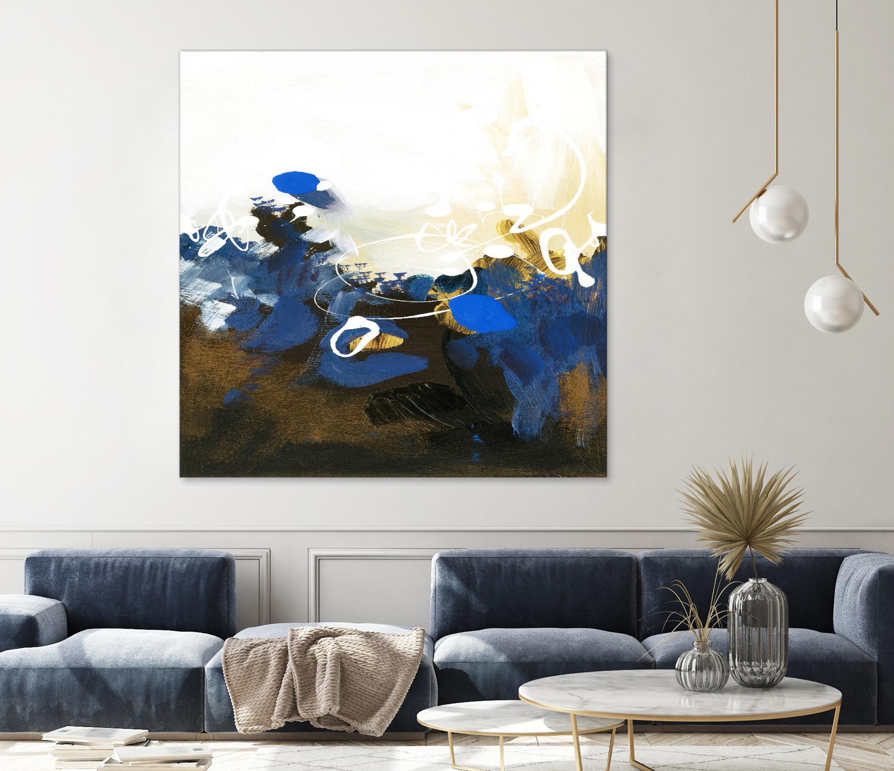 Blue Abstract by Meejlau on GIANT ART - blue abstract