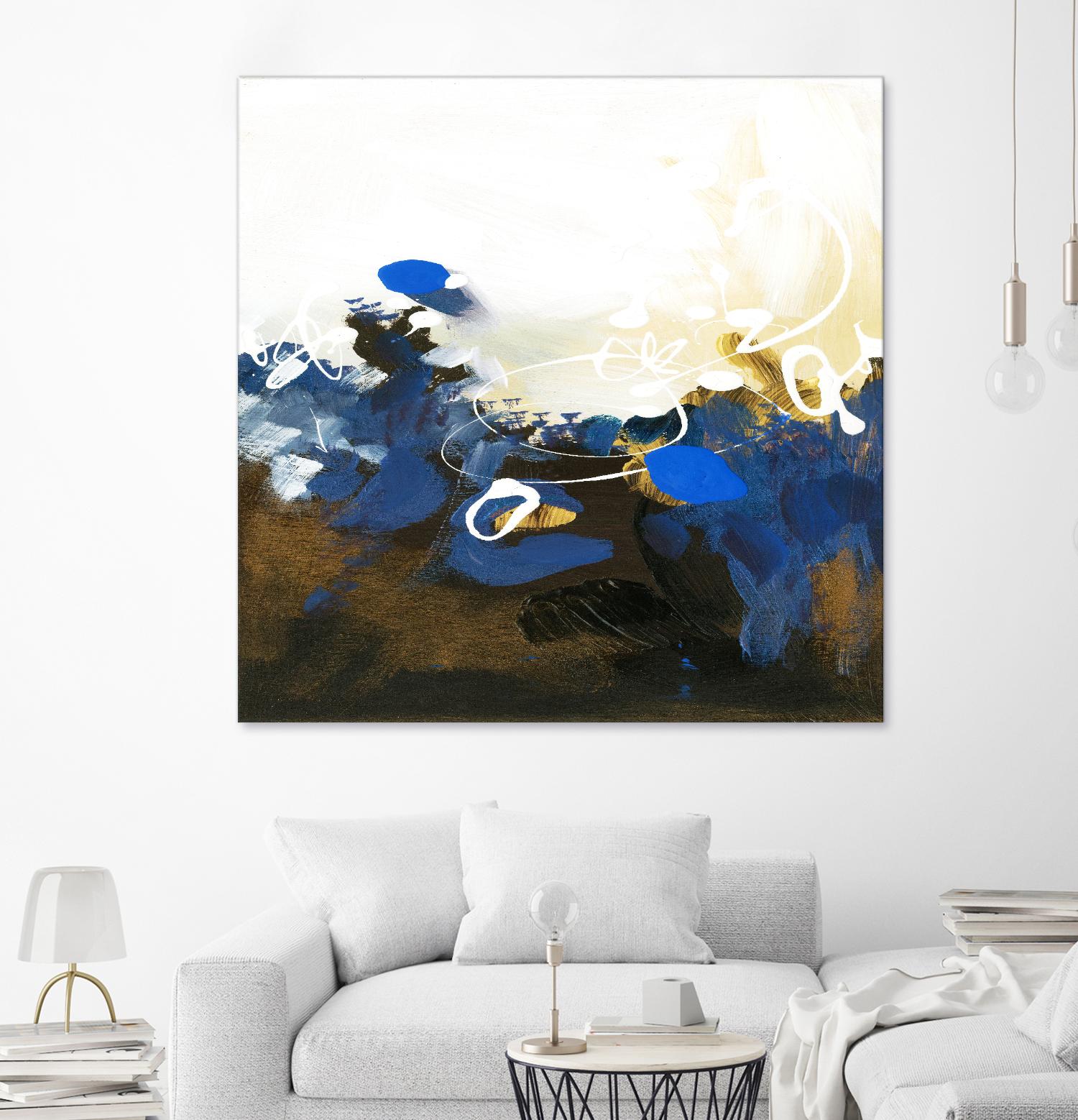 Blue Abstract by Meejlau on GIANT ART - blue abstract