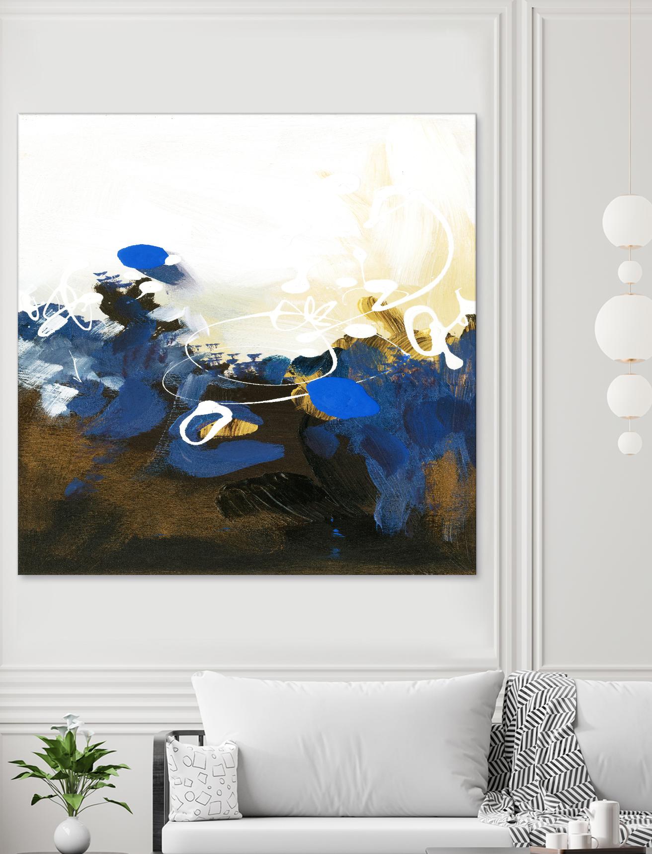 Blue Abstract by Meejlau on GIANT ART - blue abstract