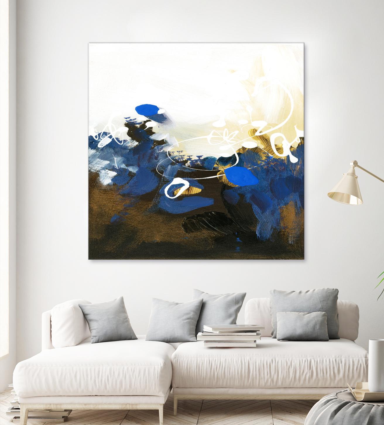 Blue Abstract by Meejlau on GIANT ART - blue abstract