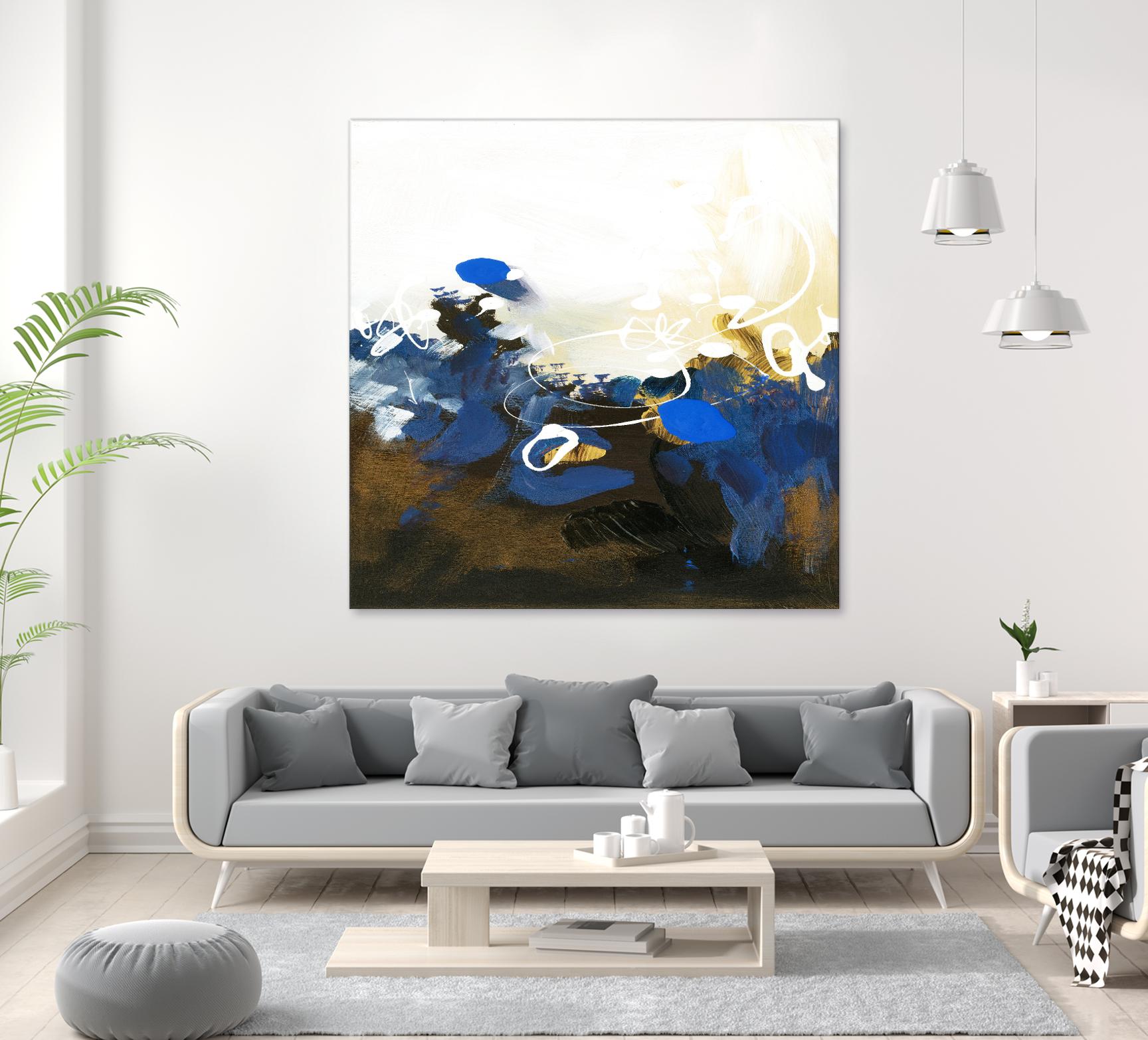 Blue Abstract by Meejlau on GIANT ART - blue abstract