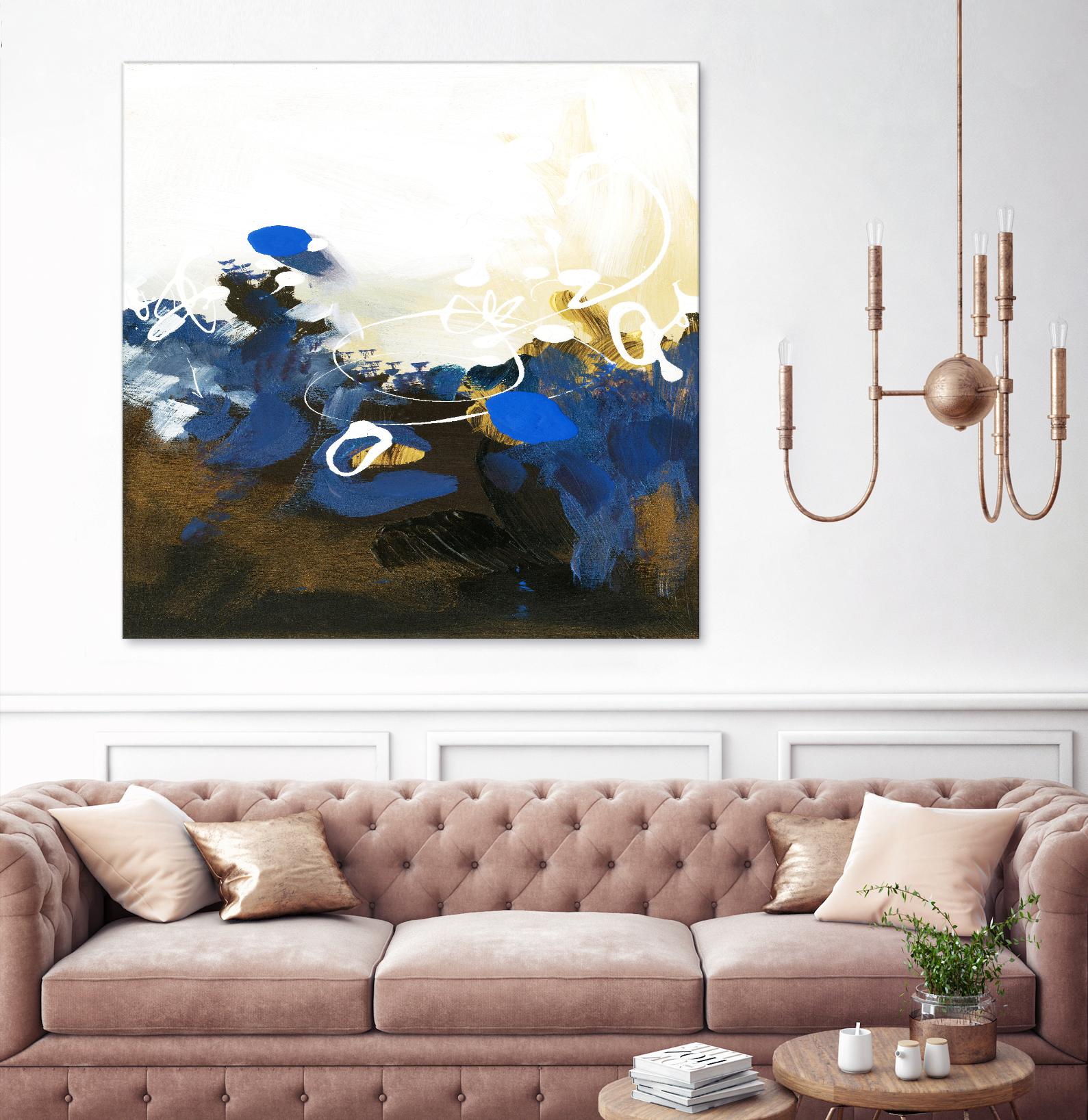 Blue Abstract by Meejlau on GIANT ART - blue abstract