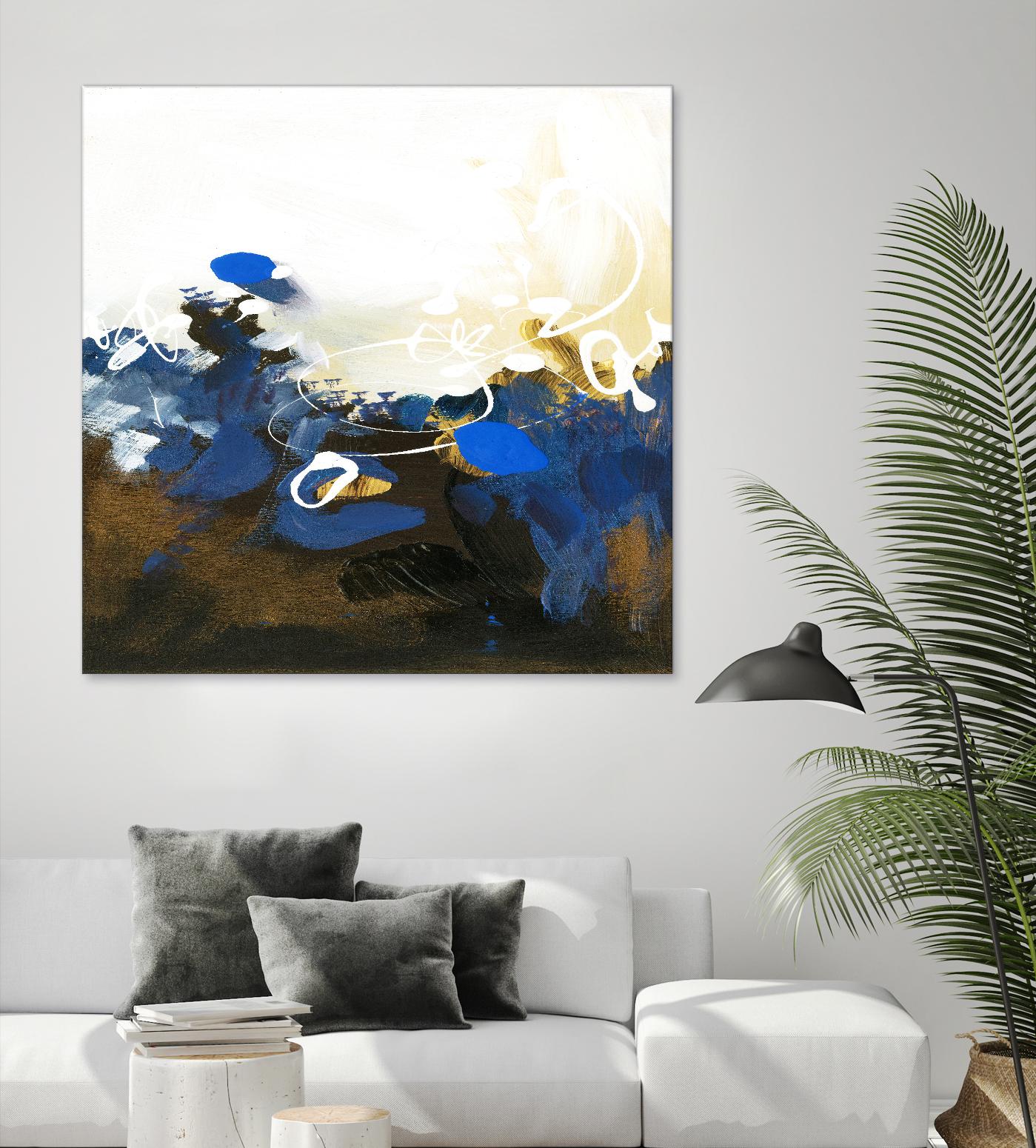 Blue Abstract by Meejlau on GIANT ART - blue abstract