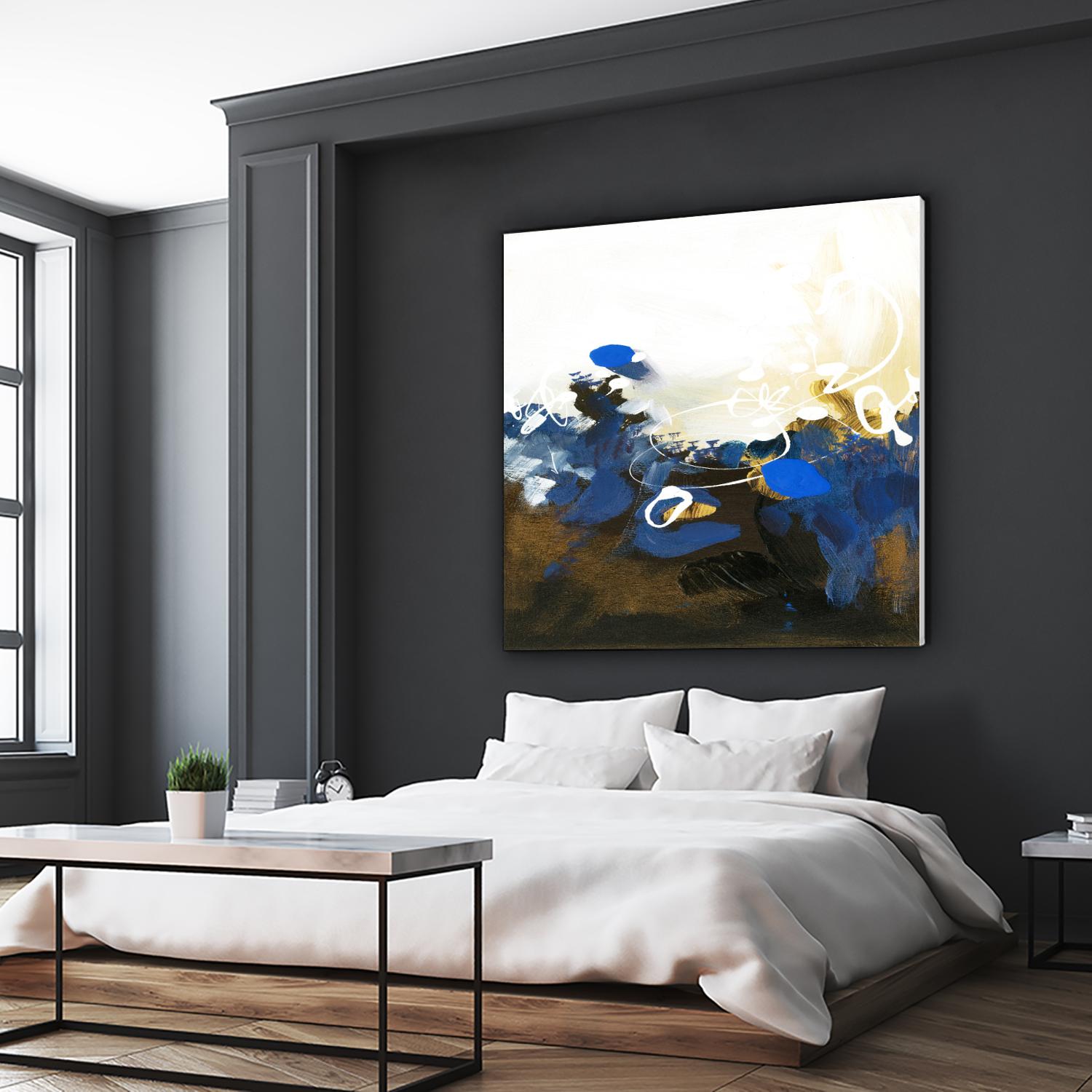 Blue Abstract by Meejlau on GIANT ART - blue abstract