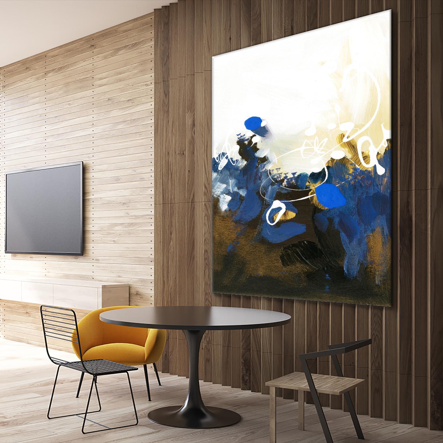 Blue Abstract by Meejlau on GIANT ART - blue abstract