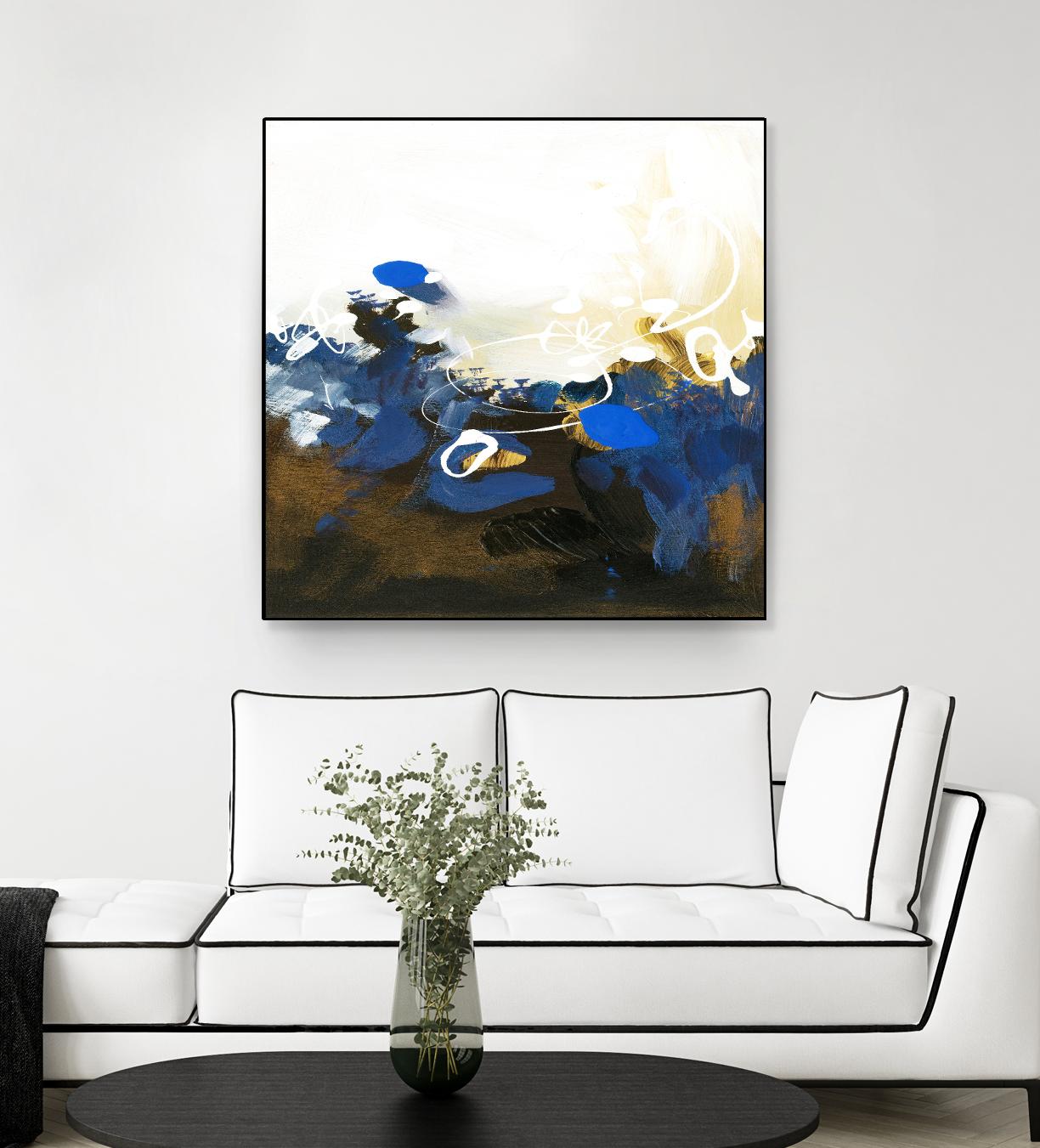 Blue Abstract by Meejlau on GIANT ART - blue abstract