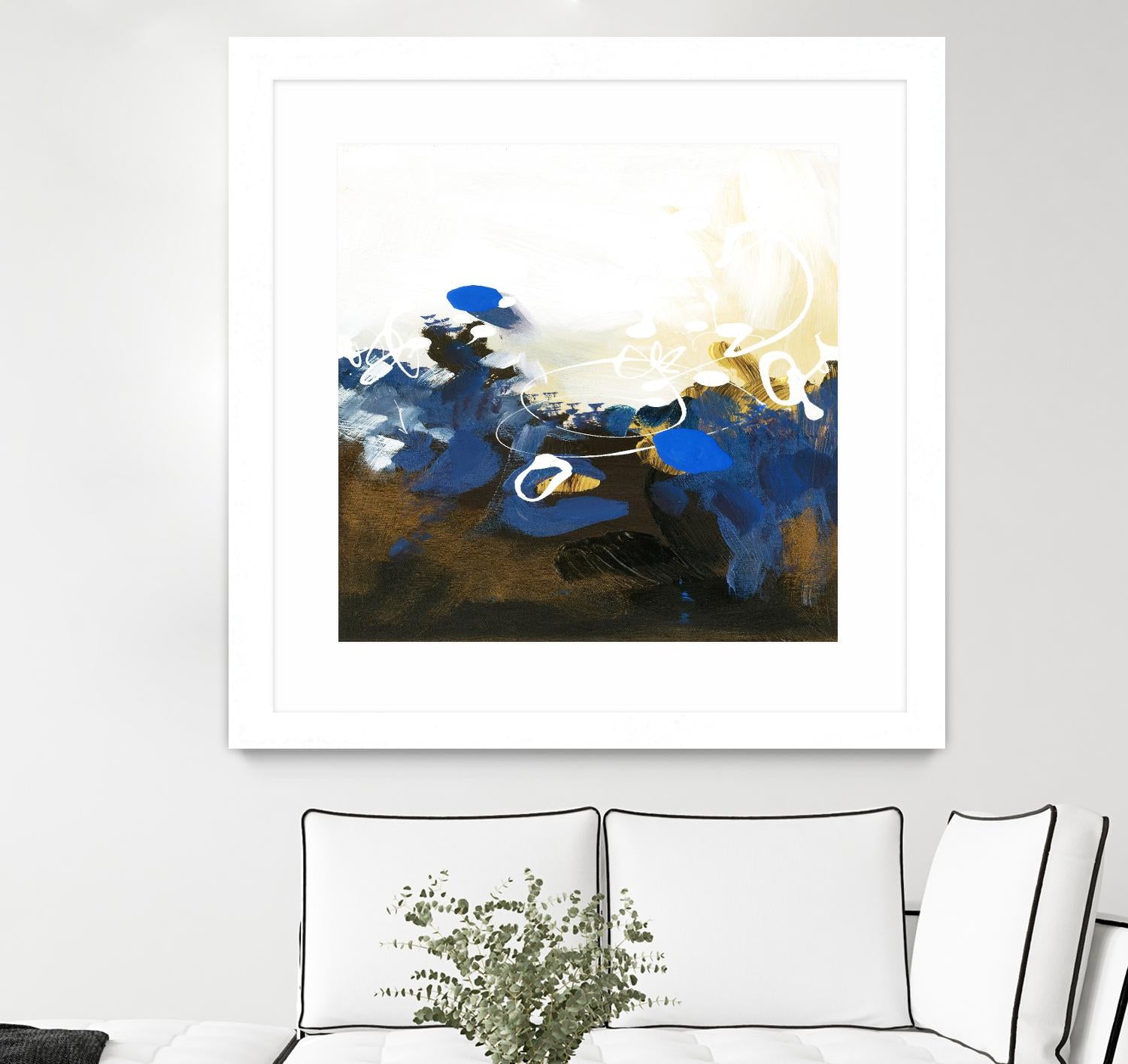 Blue Abstract by Meejlau on GIANT ART - blue abstract