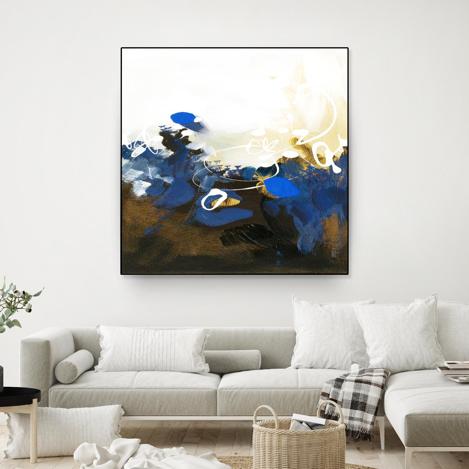 Blue Abstract by Meejlau on GIANT ART - blue abstract