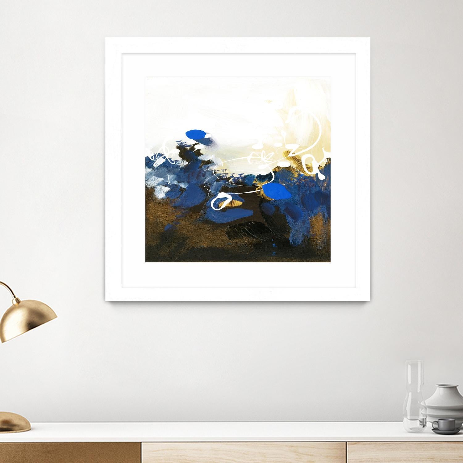 Blue Abstract by Meejlau on GIANT ART - blue abstract