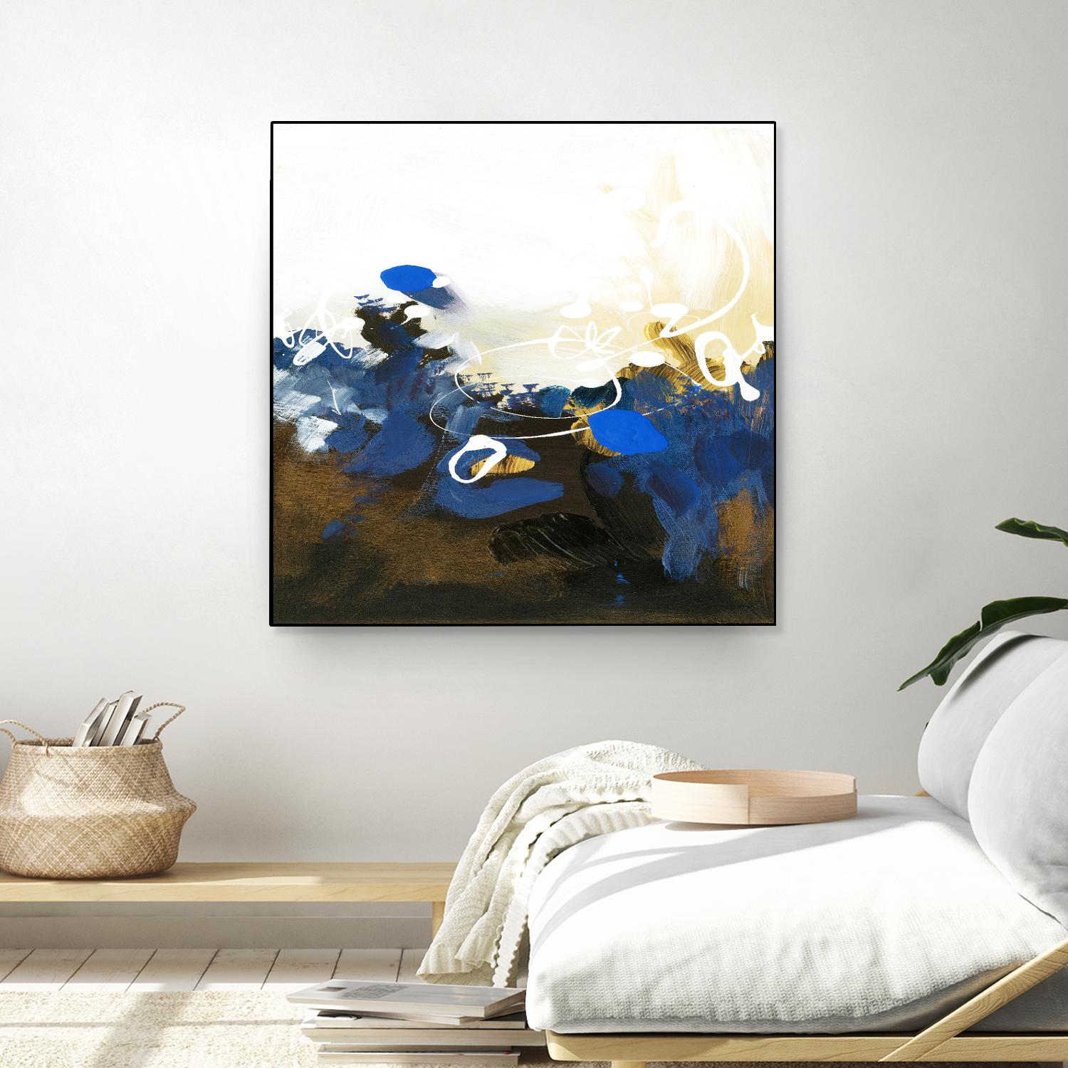 Blue Abstract by Meejlau on GIANT ART - blue abstract