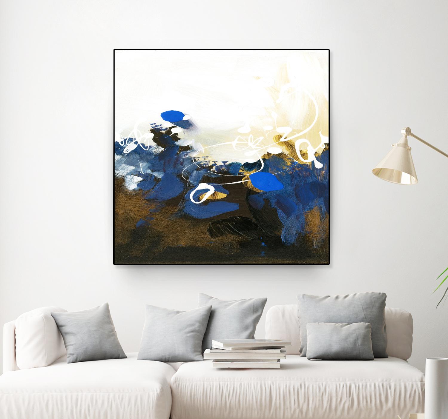 Blue Abstract by Meejlau on GIANT ART - blue abstract