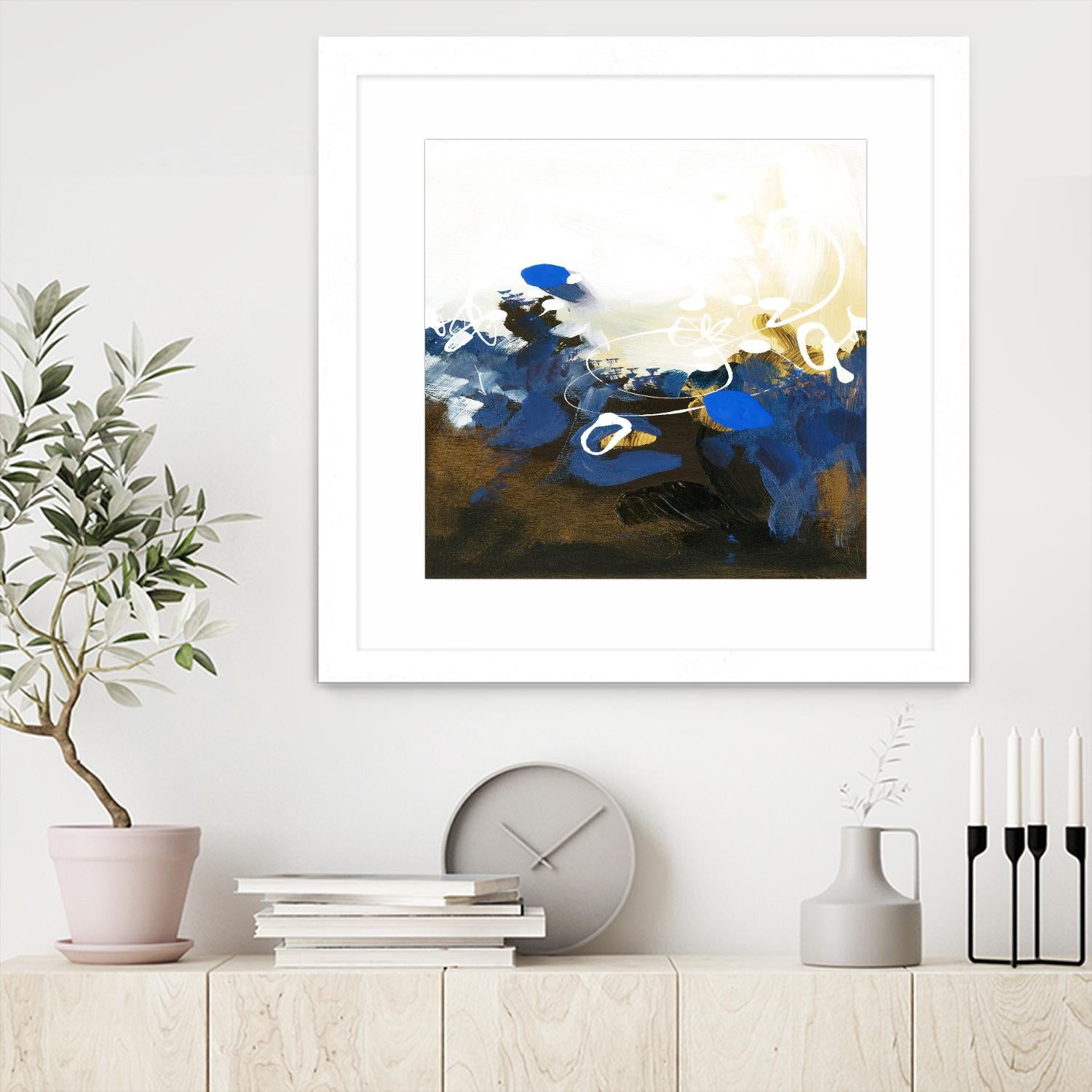 Blue Abstract by Meejlau on GIANT ART - blue abstract