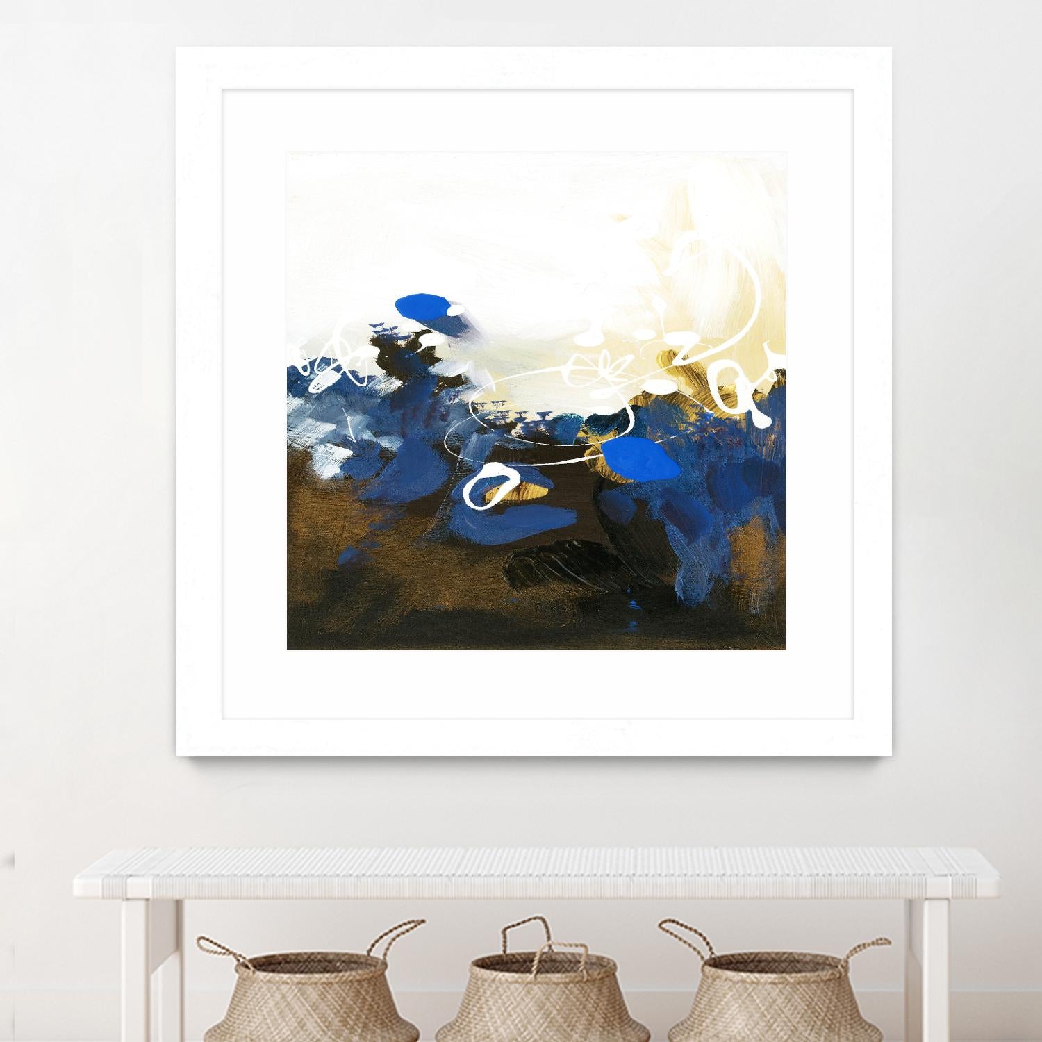 Blue Abstract by Meejlau on GIANT ART - blue abstract