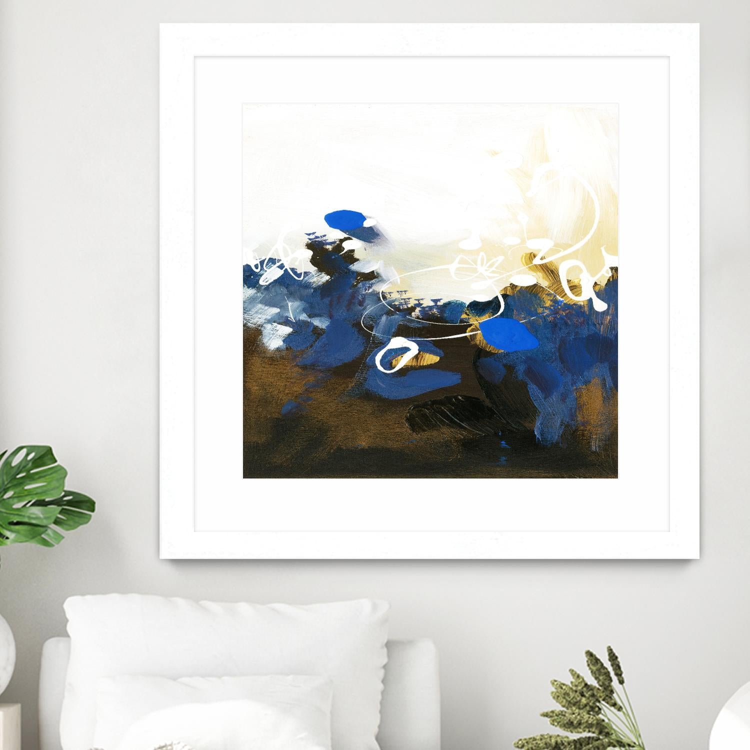 Blue Abstract by Meejlau on GIANT ART - blue abstract